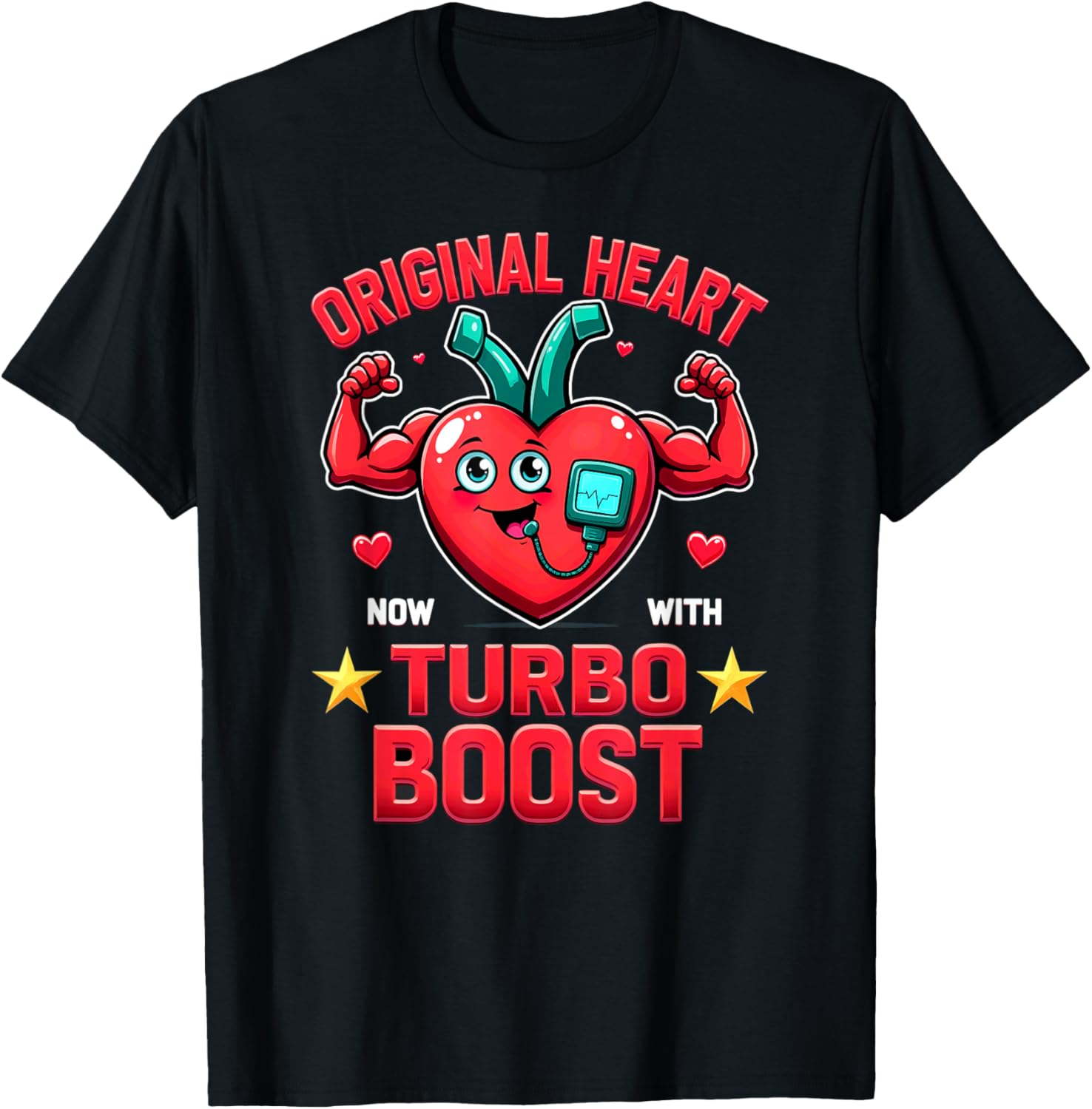 Original Heart Pacemaker Turbo Boost T-Shirt for Cardiac Health Lovers - 8