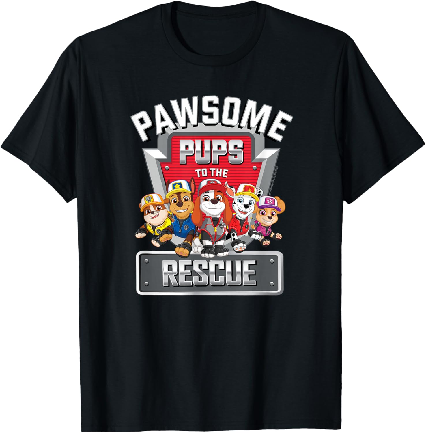 Paw Patrol Truck Pups Pawsome Pups Kids T-Shirt for Fun Adventures - 9