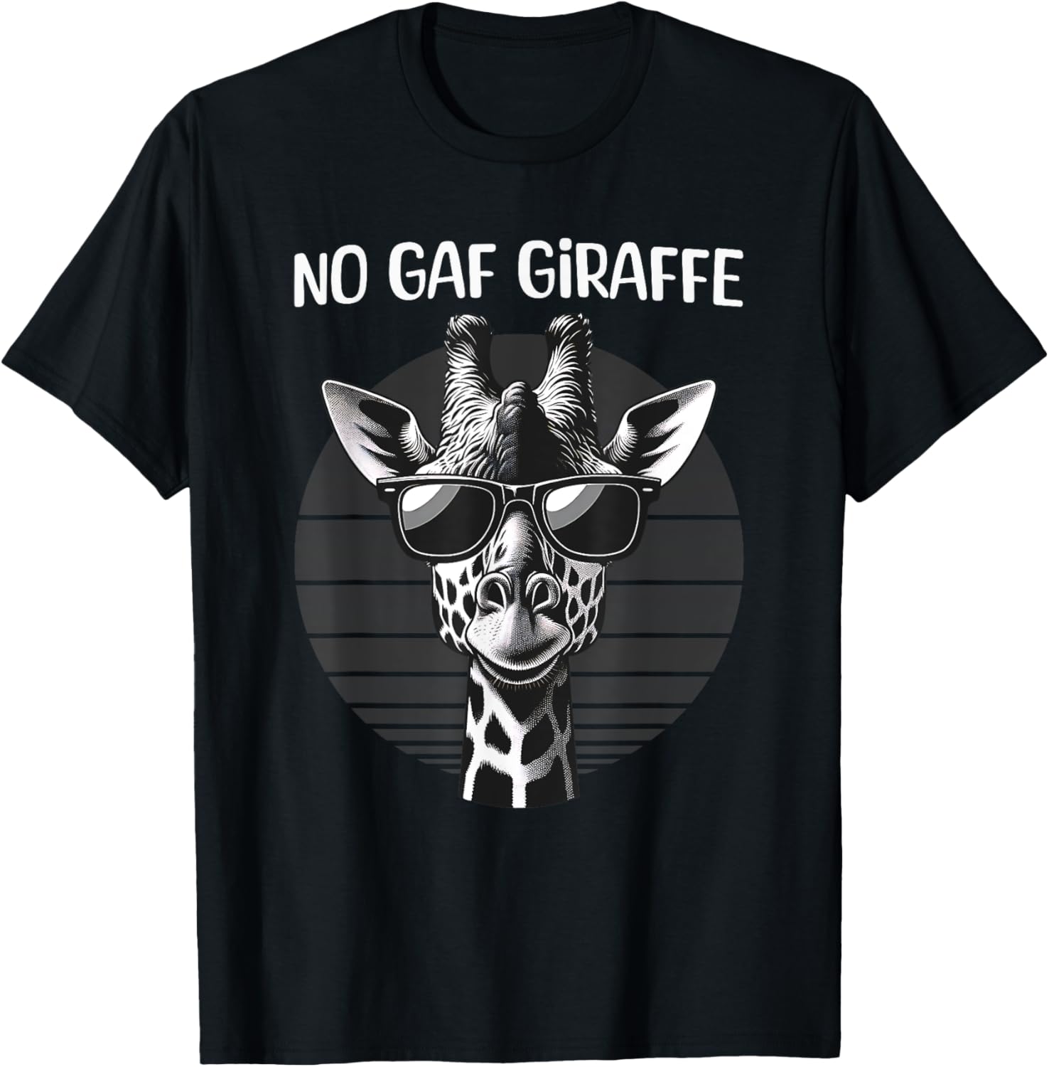 No GAF Giraffe Funny T-Shirt for Pet Lovers and Animal Enthusiasts - 1