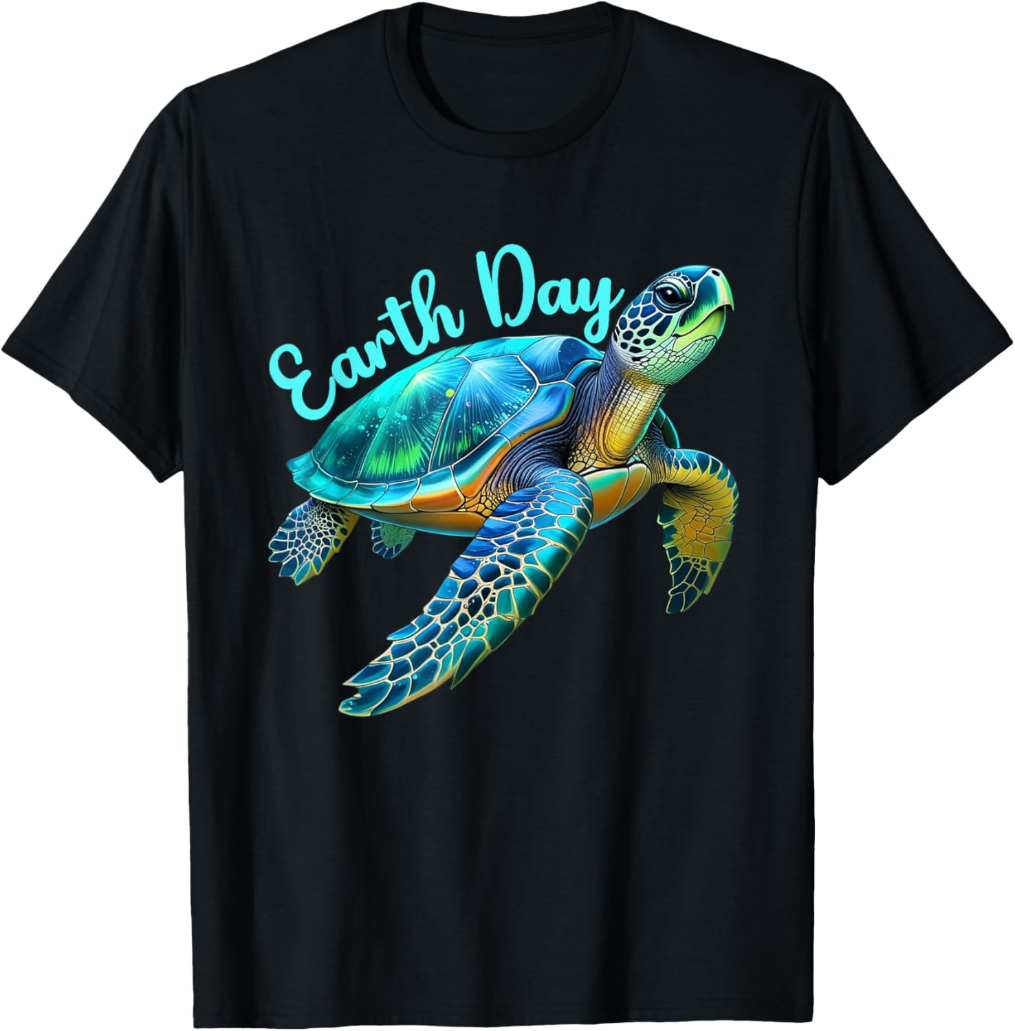 Sea Turtle Earth Day T-Shirt for Men and Women - Save the Planet! - 16