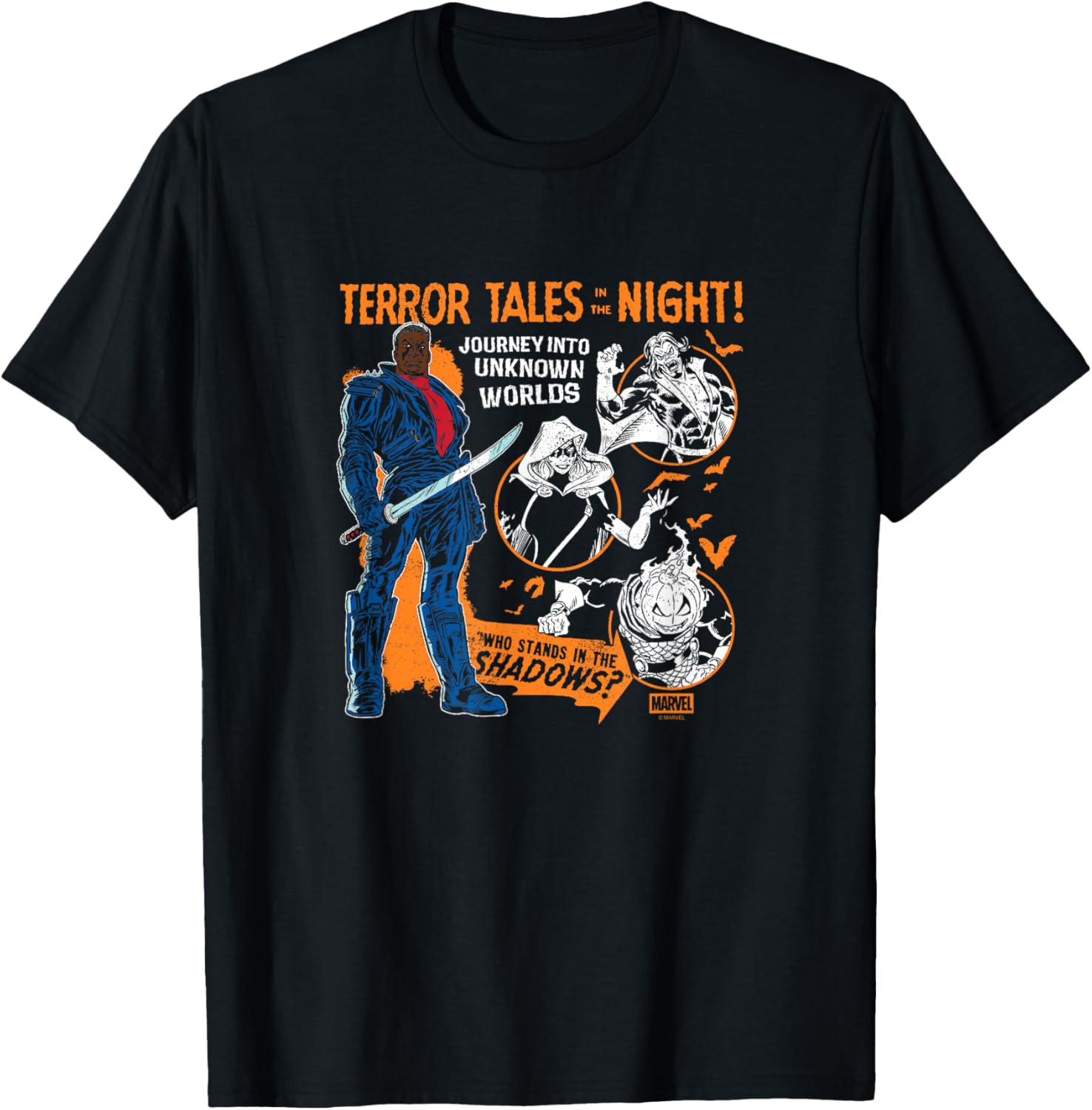 Blade Terror Tales Graphic T-Shirt for Horror Fans Stylish Apparel - 1