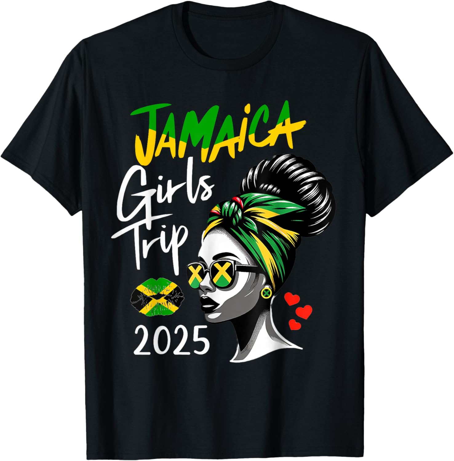 Jamaica Girls Trip 2025 Matching Summer Vacation T-Shirt for Women - 3