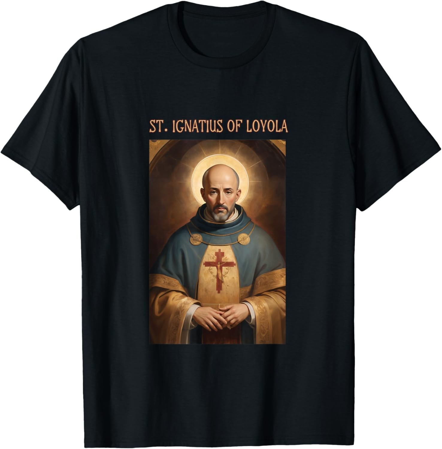 St Ignatius of Loyola T-Shirt for Roman Catholics - Stylish Faith Apparel - 2
