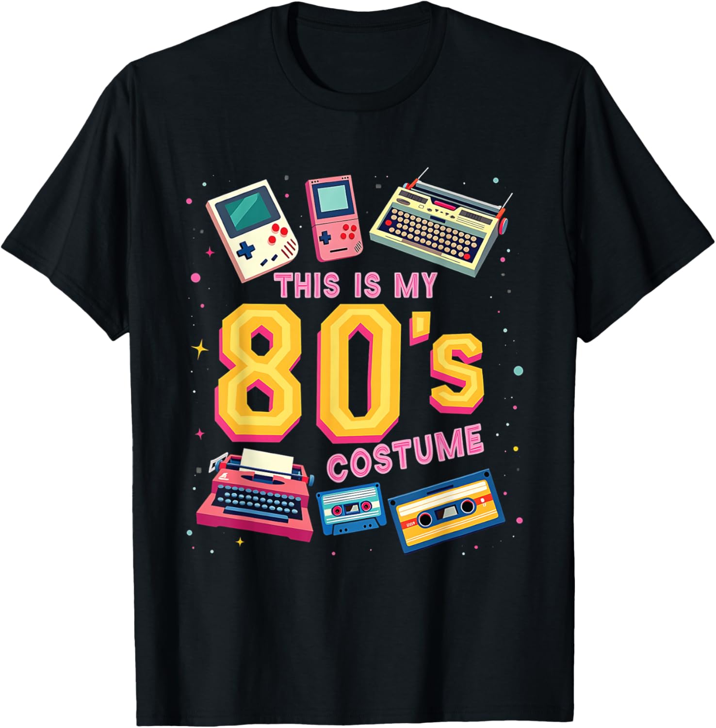 Retro 80's Costume Classic T-Shirt for Nostalgic Throwback Fun - 7