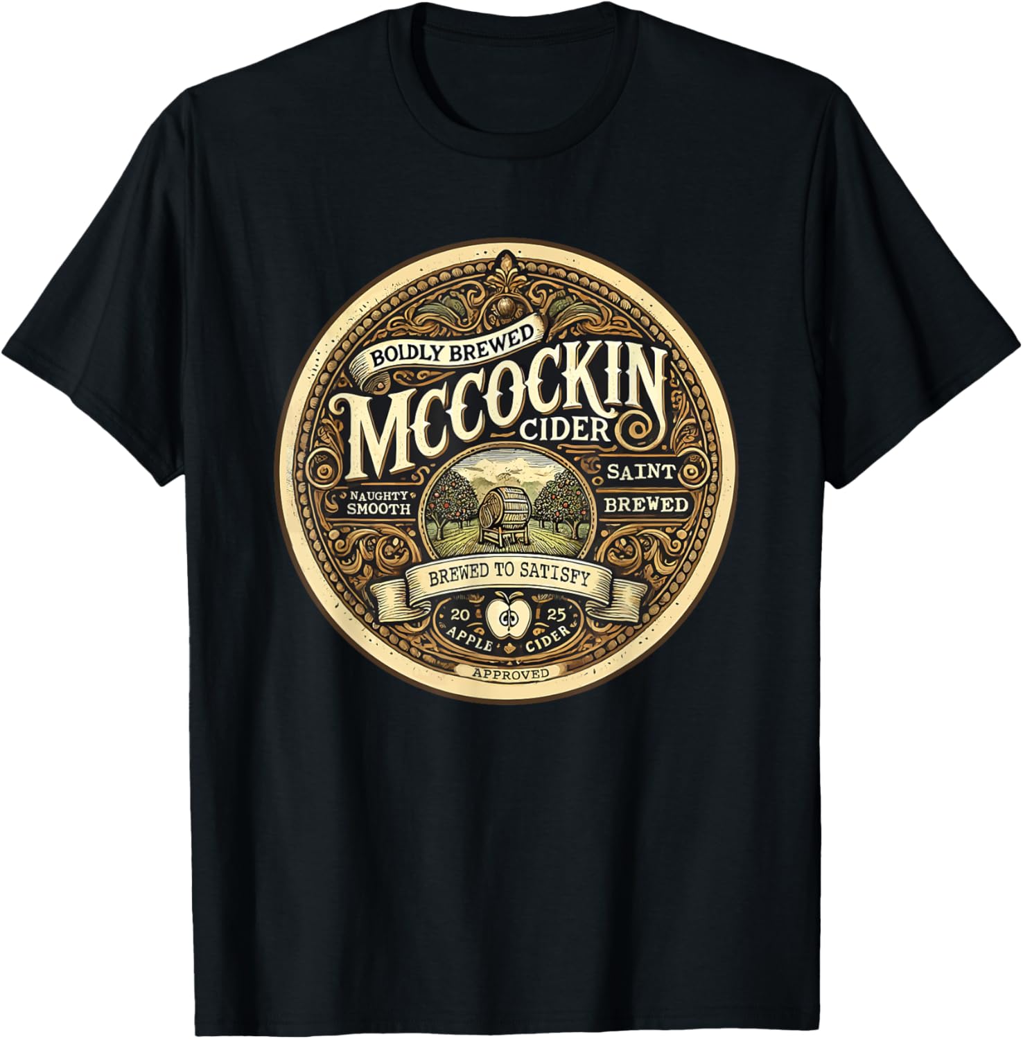 Funny Mccockin Cider St Patricks Day T-Shirt for Adults - Humor Apparel - 7