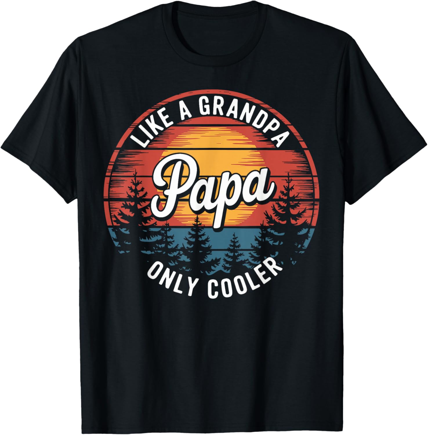 Cool Funny Dad T-Shirt Papa Like A Grandpa Definition Gift for Fathers - 20