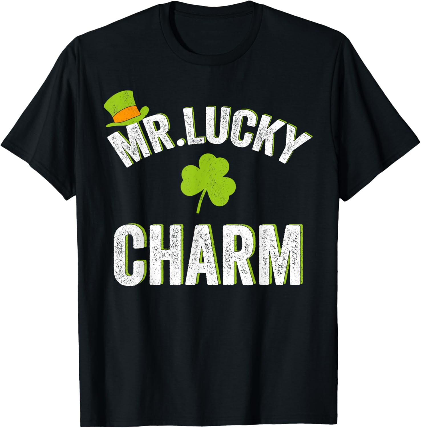 Mr Lucky Charm St Patricks Day T-Shirt for Kids and Men Fun & Festive - 13