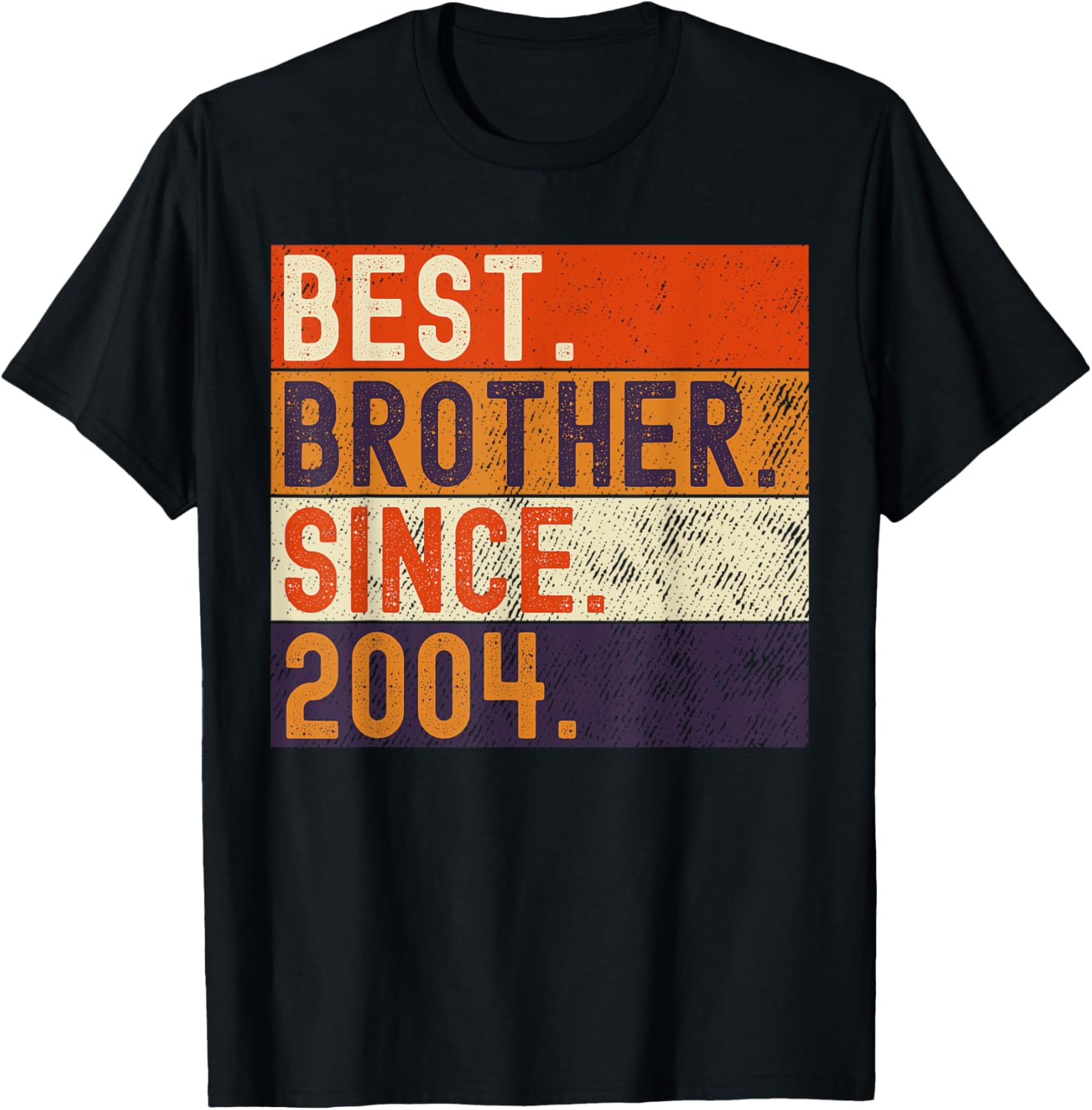 Vintage Best Brother Since 2004 Birthday T-Shirt for Family Celebrations - 15