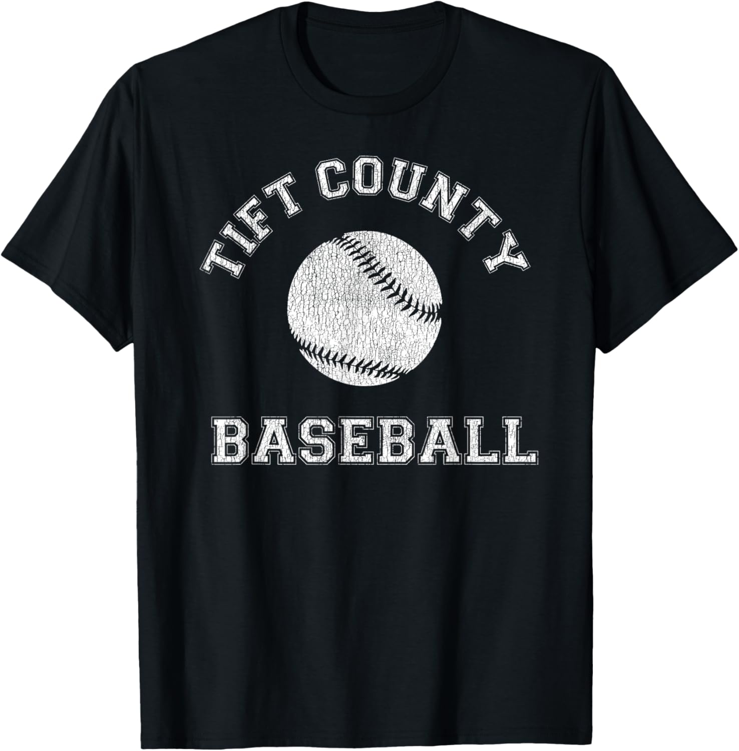 Tift County Baseball Distressed Retro Classic T-Shirt for Fans - 1