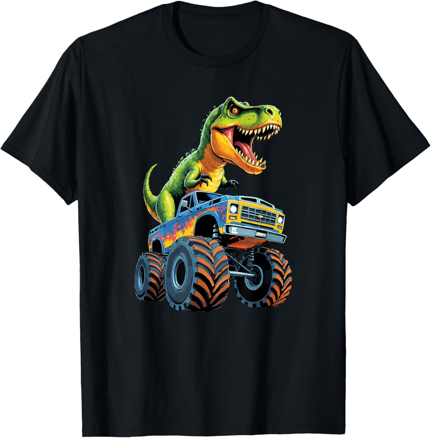 Monster Truck Dinosaur Birthday Party T-Shirt for Boys - Fun & Exciting! - 21