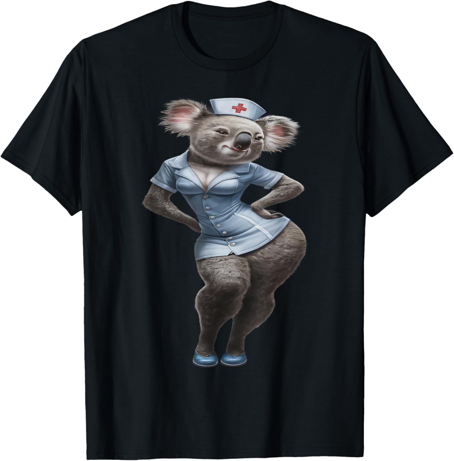 Funny Koala Nurse T-Shirt for Men and Women - Cute and Comfy Apparel - 2