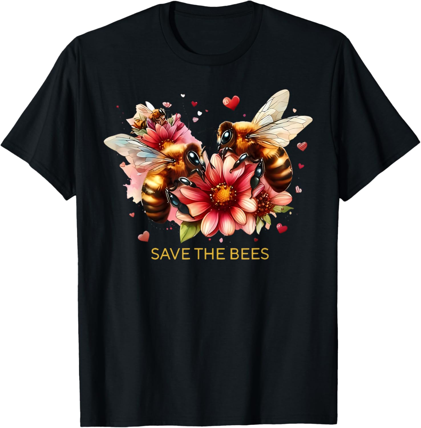 Save Our Bees Pollinator Gardening T-Shirt for Environmental Advocates - 15
