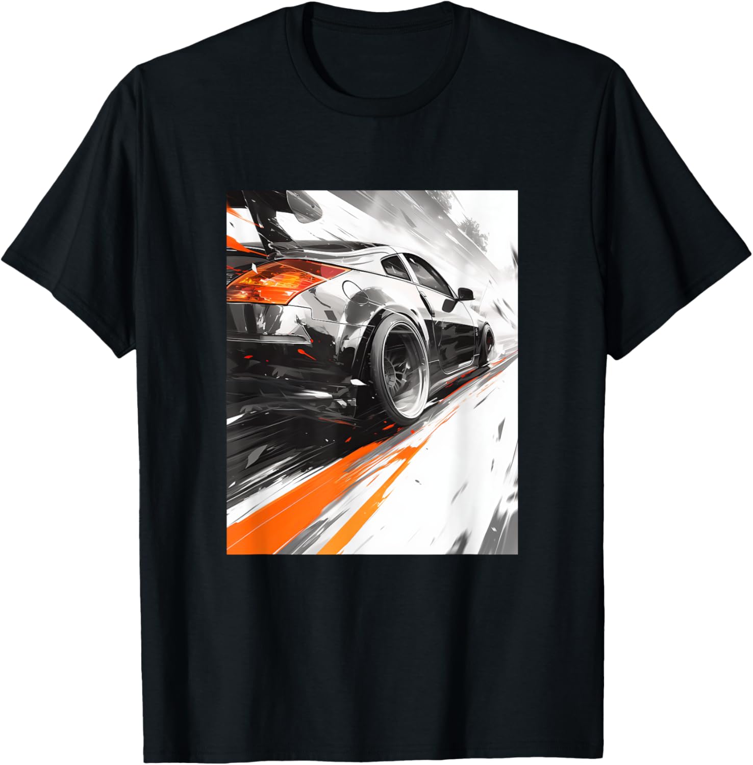 JDM Race 350 Z33 Tuning Drift Import Graphic T-Shirt for Car Enthusiasts - 8