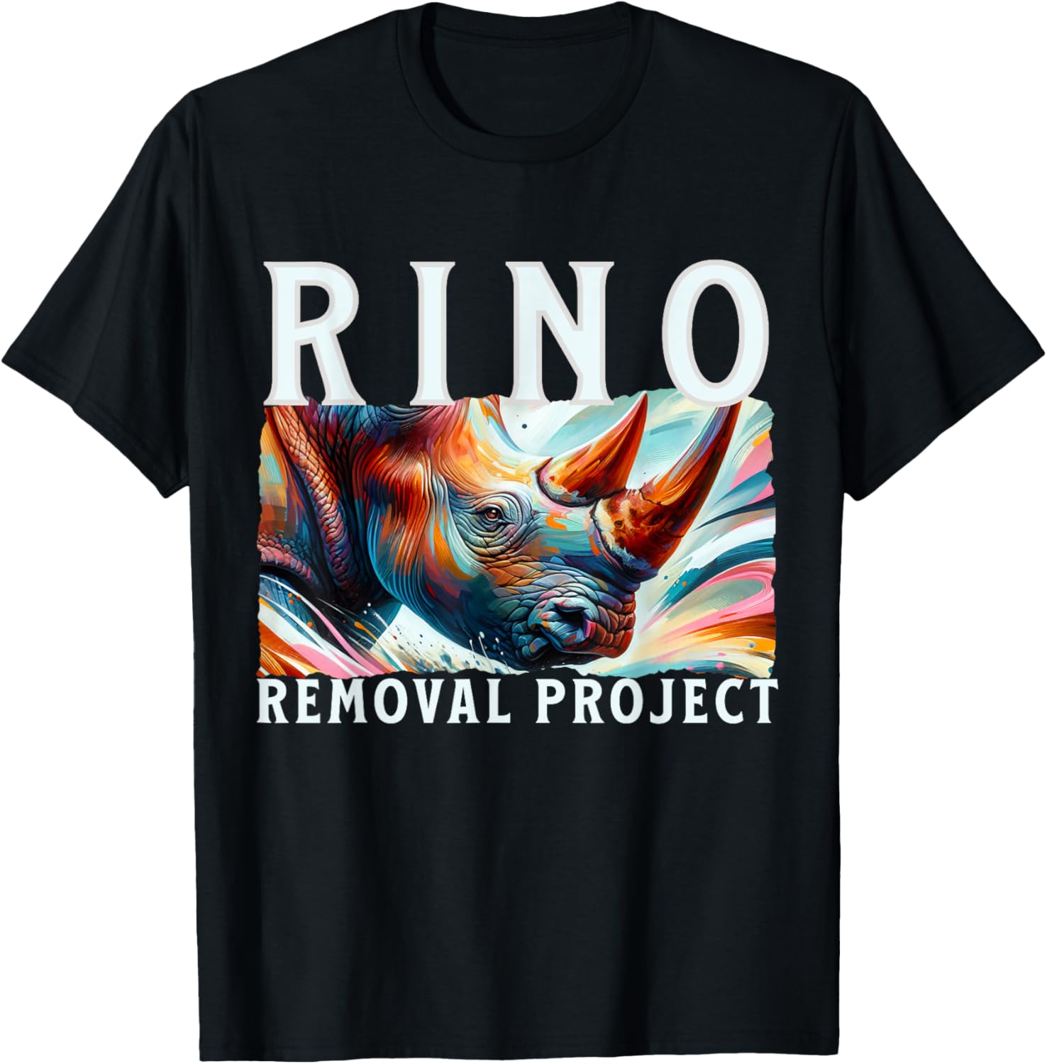 RINO Removal Project Satire T-Shirt for Republican Politics Enthusiasts - 15