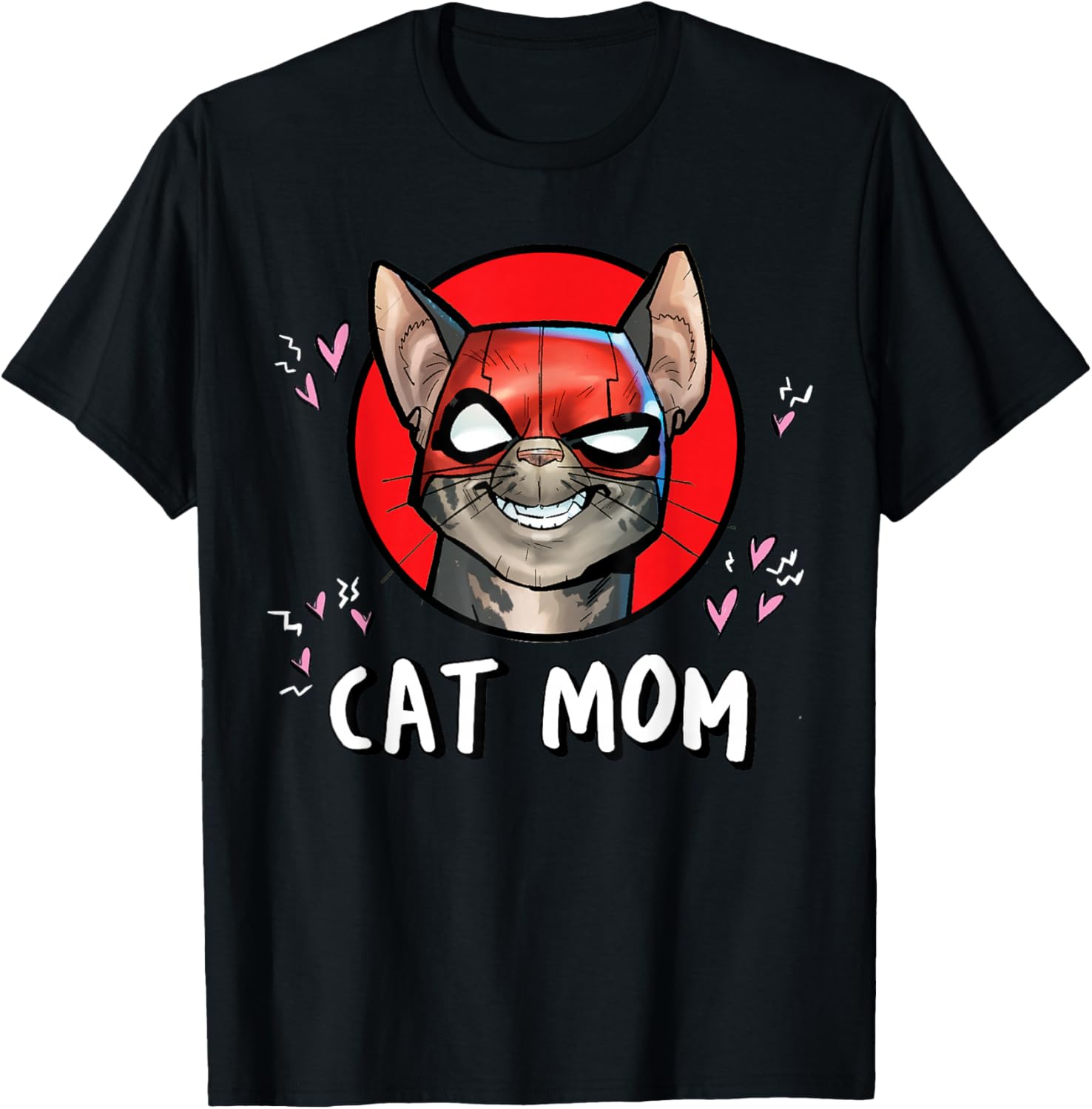 Funny Deadpool Catpool T-Shirt for Cat Moms - Marvel Super Heroes Pet Apparel - 23