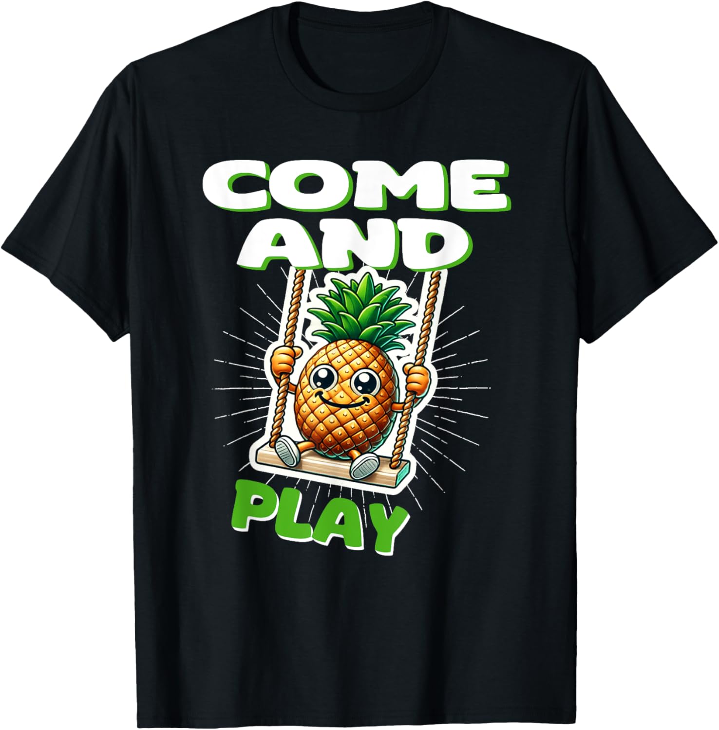 Funny Pineapple Swingers Shirt Come and Play T-Shirt for Fun Lovers - 3