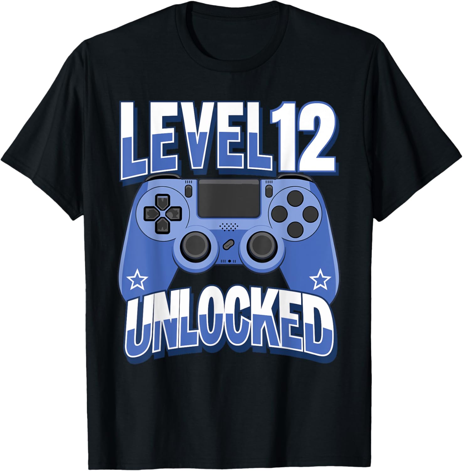Level 12 Unlocked Funny Video Gamer Tee for 12th Birthday Celebration - 5
