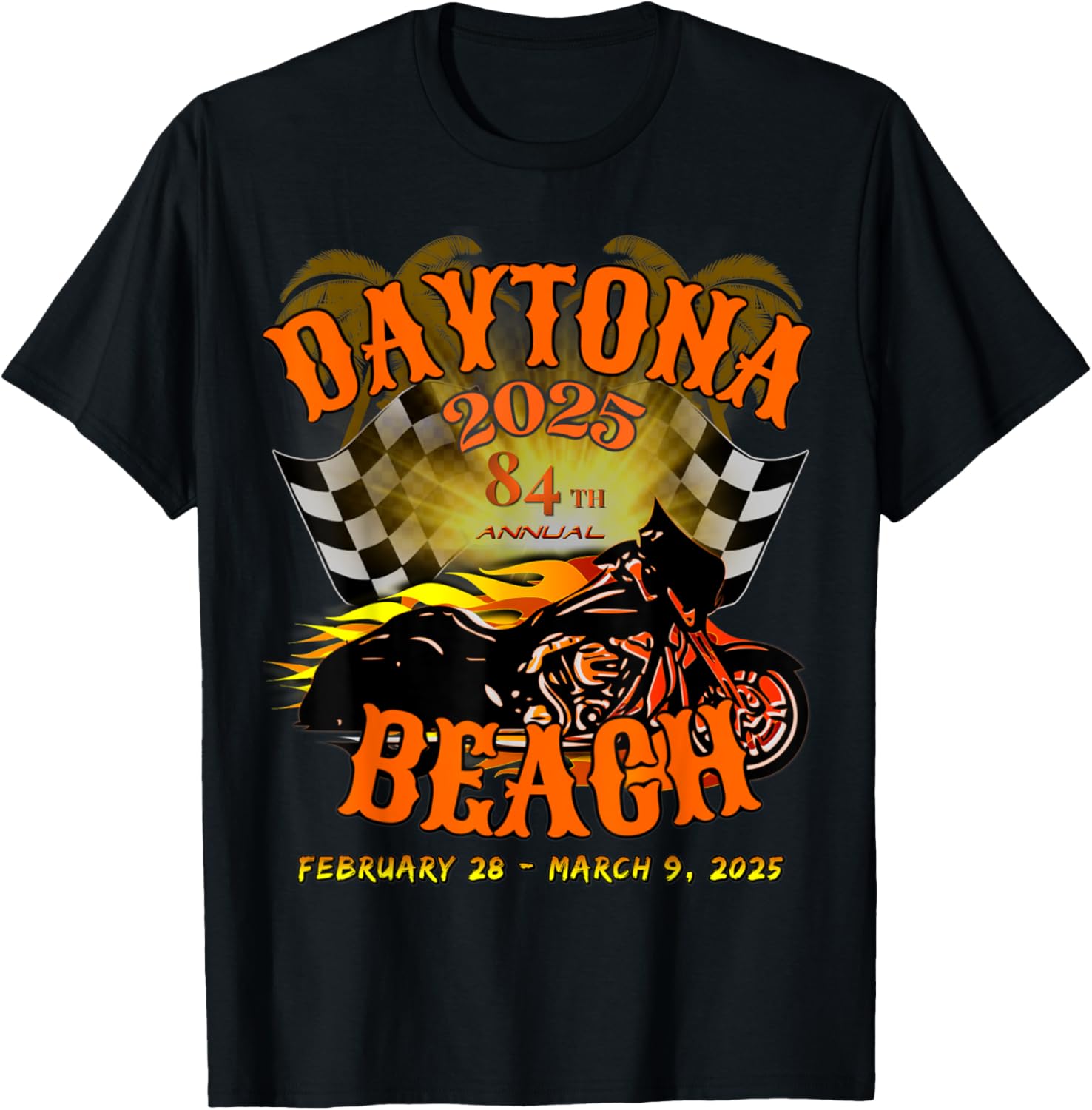 Bike Week 2025 Vintage Rally T-Shirt 84th Annual Event Apparel - 8