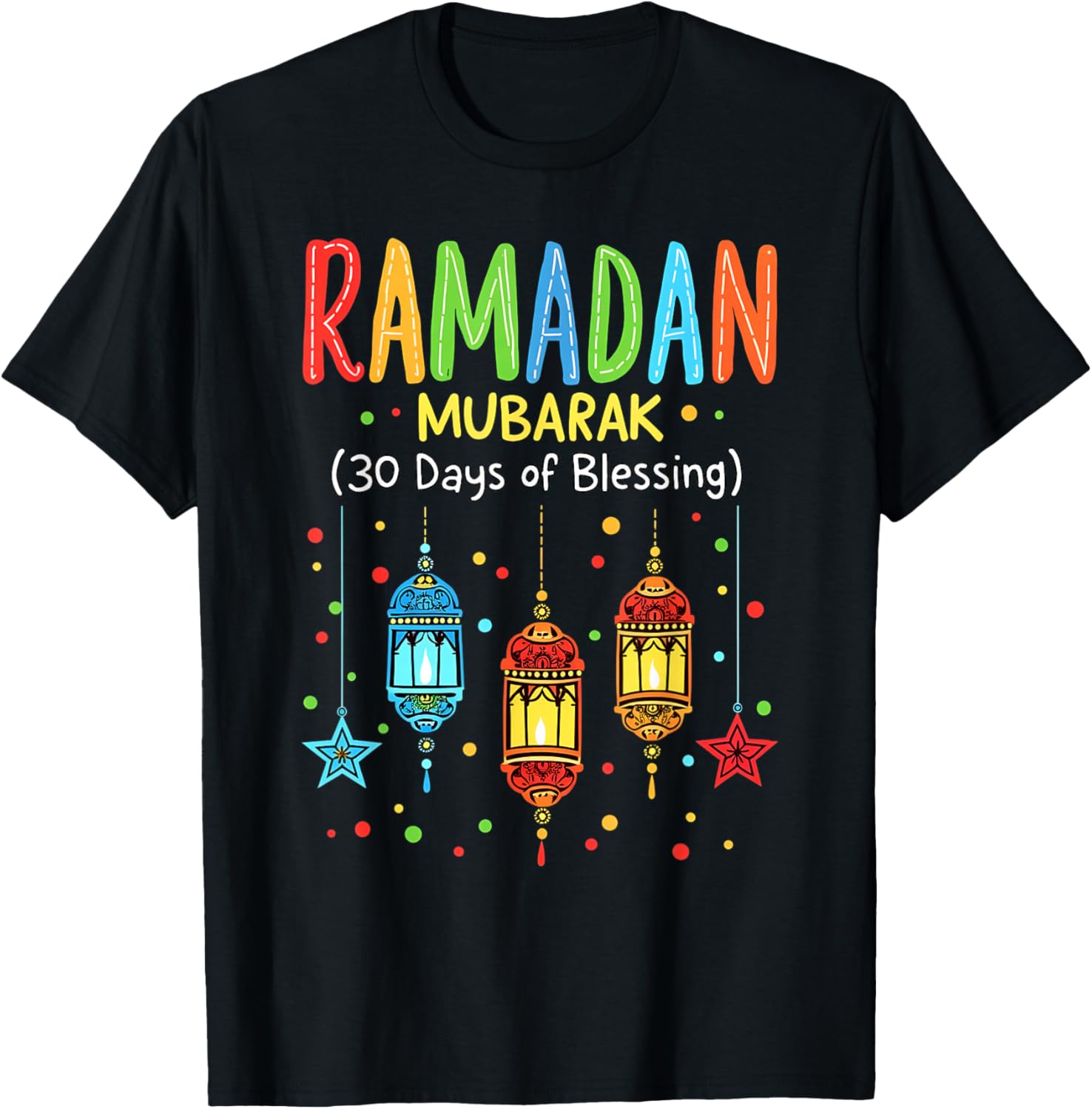Happy Ramadan Mubarak Boys Youth T-Shirt for Kids Casual Wear - 5
