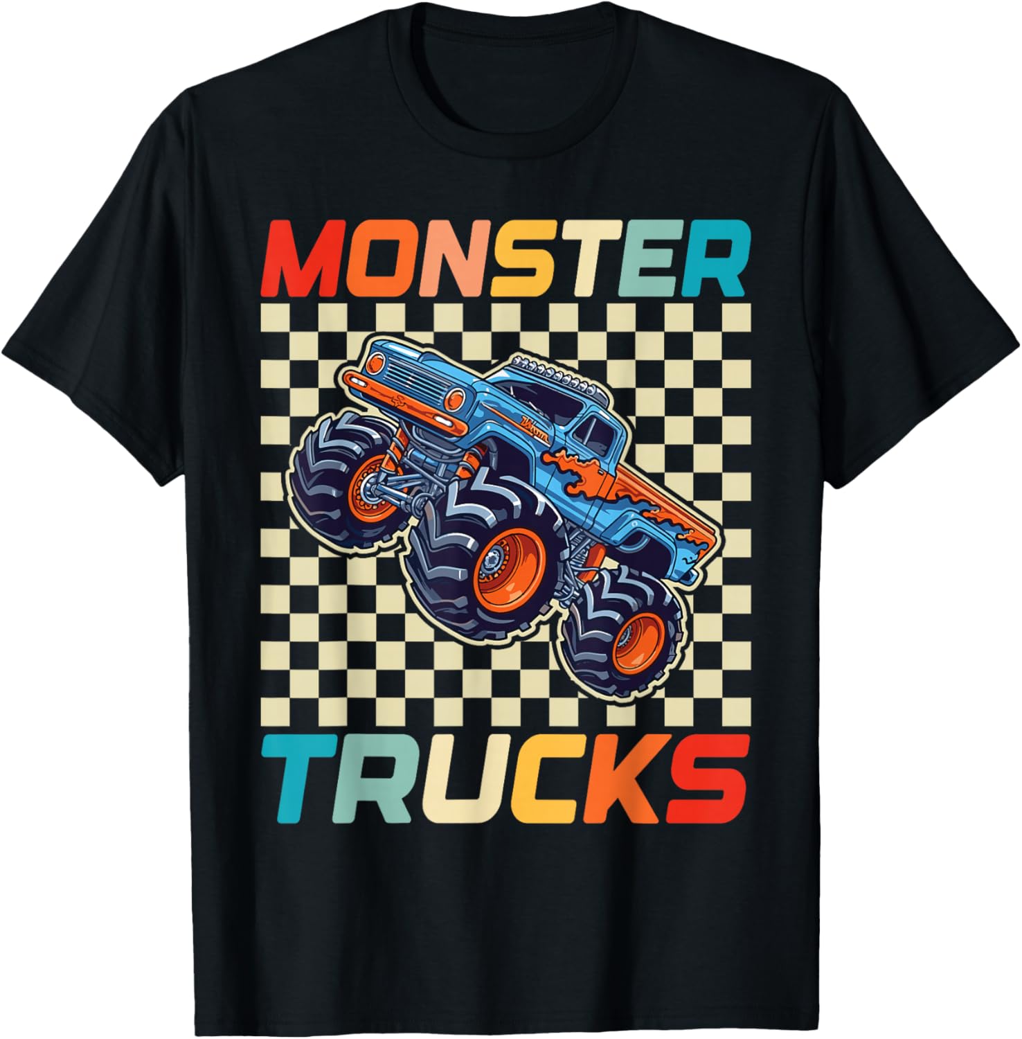 Vintage Monster Truck T-Shirt for Toddlers and Kids - Fun and Stylish Apparel - 1