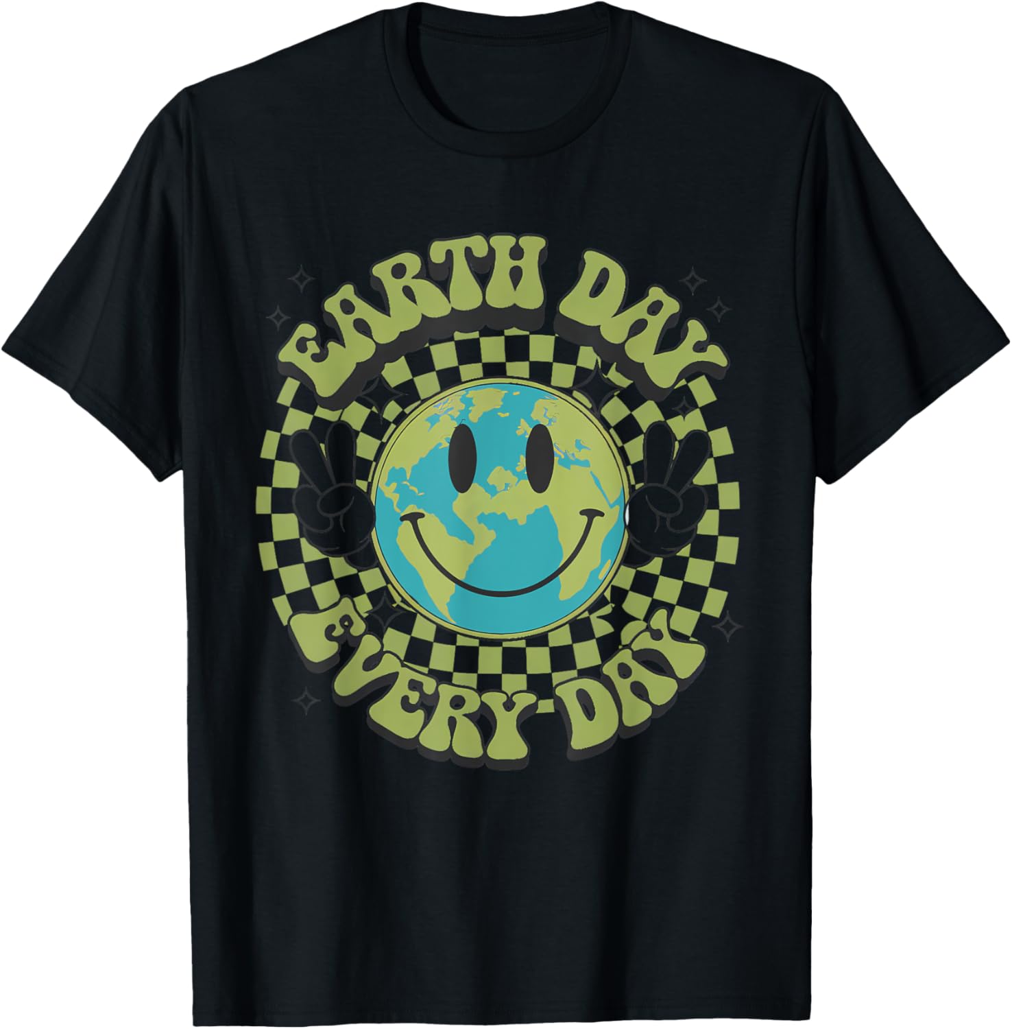 Funny Earth Day Everyday Hippie Planet T-Shirt for Men and Women - 15