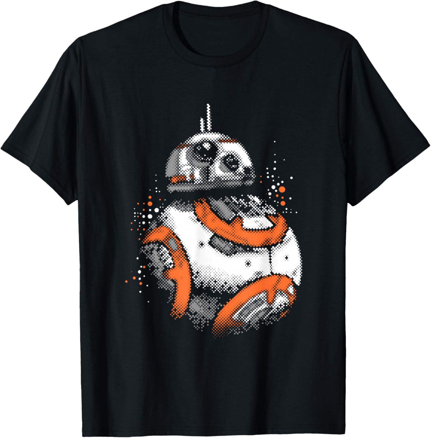Star Wars BB-8 Pixel Dot Rebel Droid T-Shirt for Fans and Collectors - 1