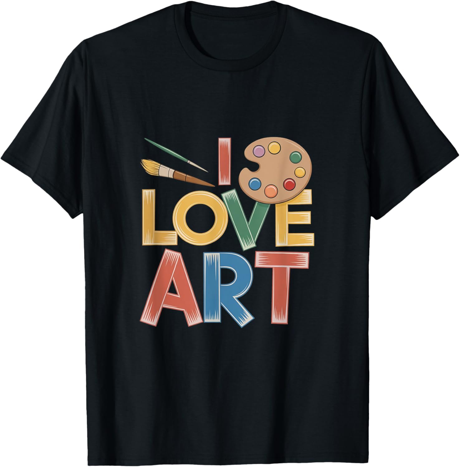 I Love Art T-Shirt for Creative Souls - Stylish and Comfortable Wear - 1