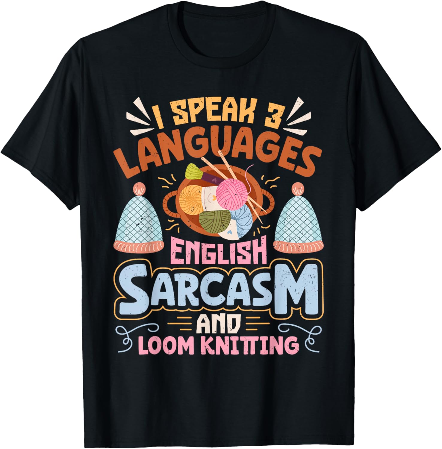 Yarn Collecting Loom Knitter Kit for Creative Fiber Artists T-Shirt - 2