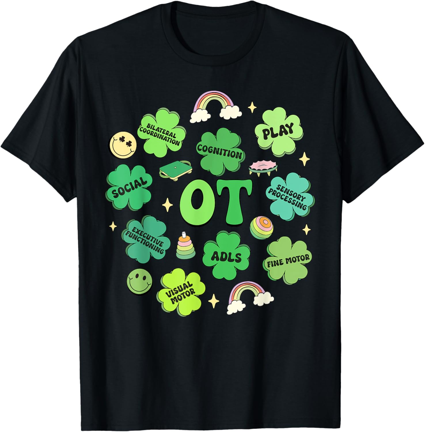 Saint Patrick's Day OT Therapist T-Shirt for Occupational Therapy Fun - 5