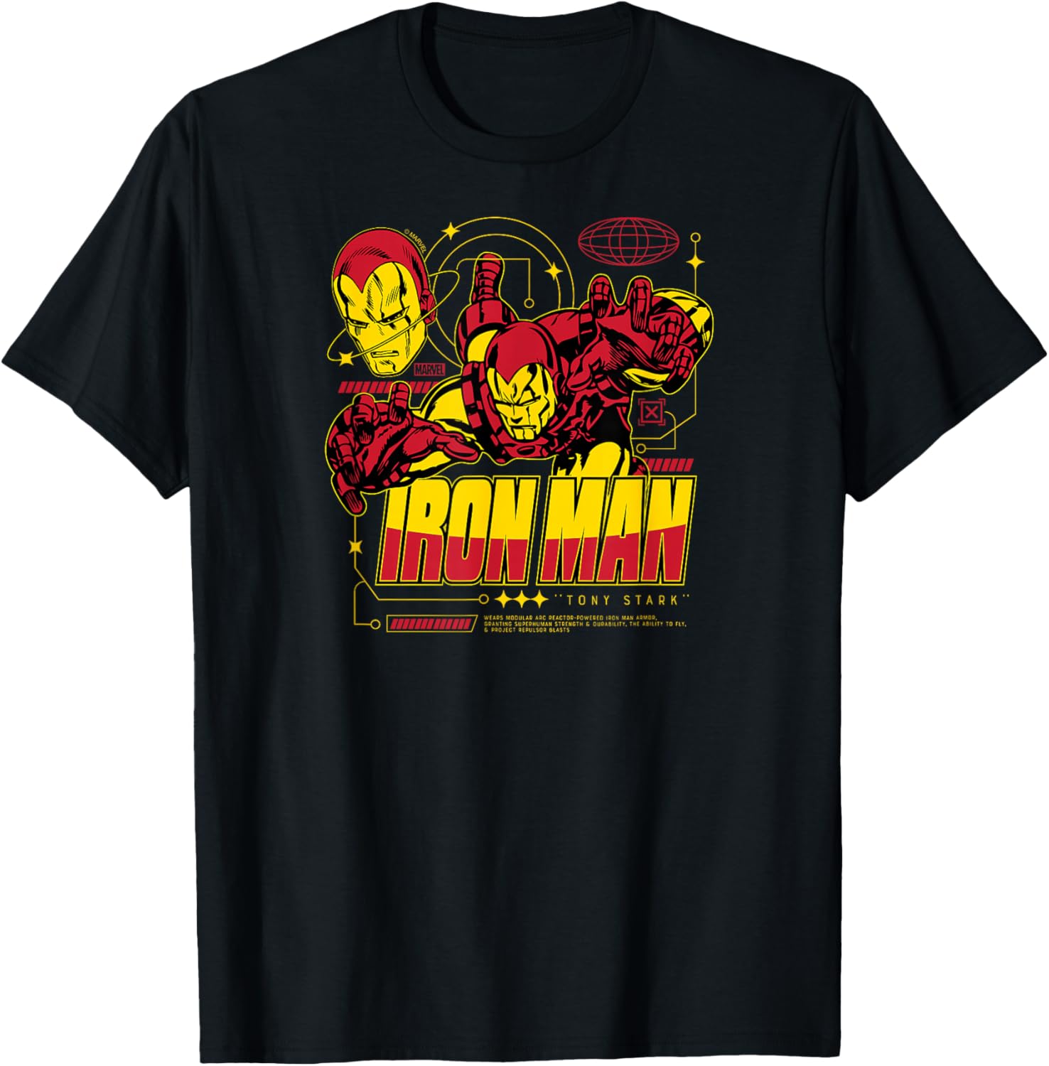 Iron Man Dark Digital T-Shirt for Superhero Fans - Stylish Comfort Wear - 1