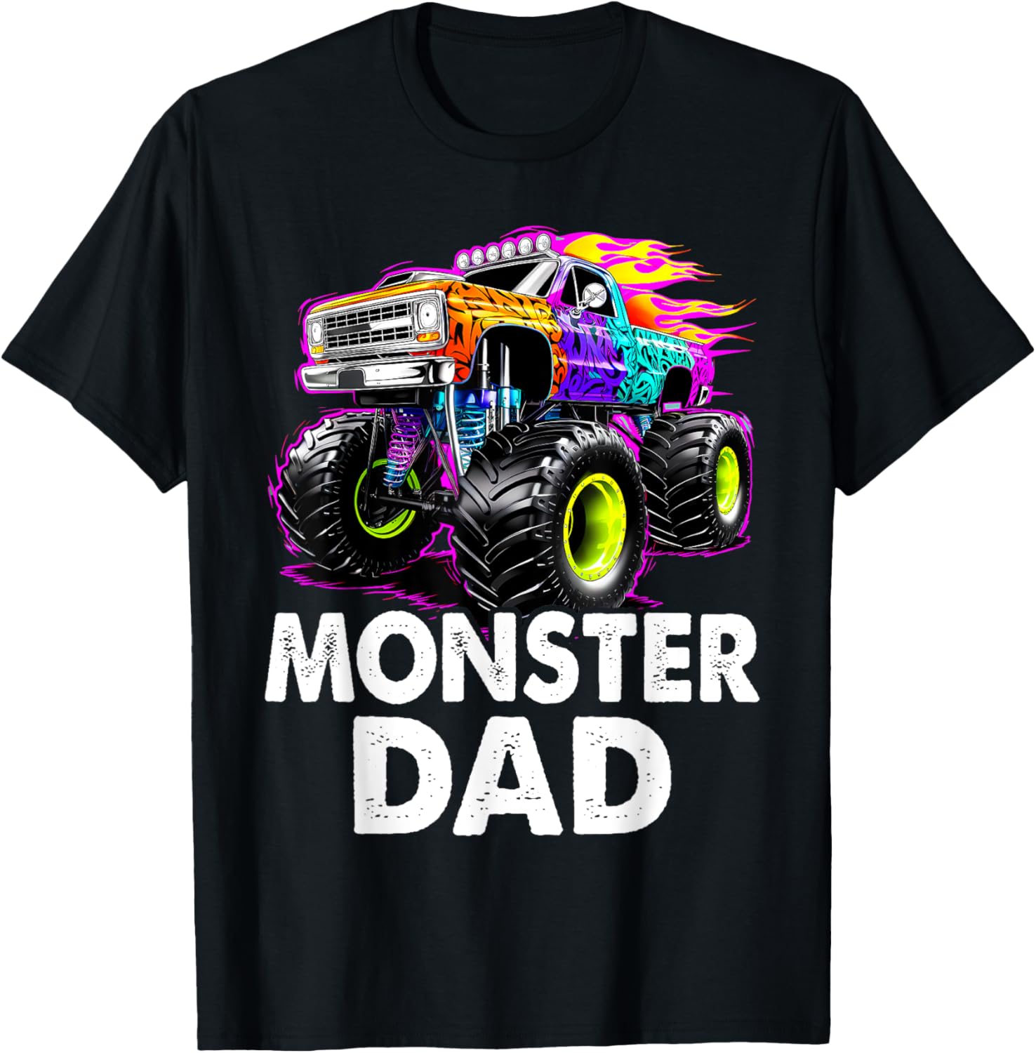 Monster Dad T-Shirt for Monster Truck Lovers - Cool Graphic Tee - 2