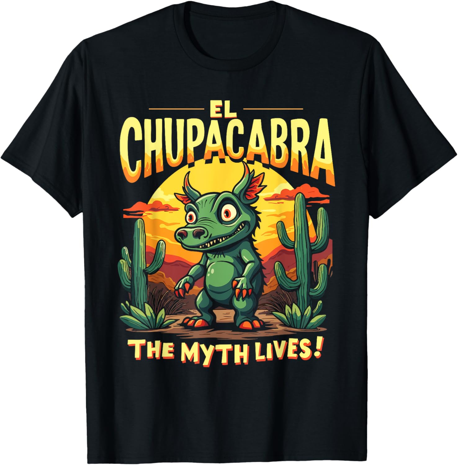 El Chupacabra Adventure T-Shirt for Myth Lovers and Vampire Fans - 10