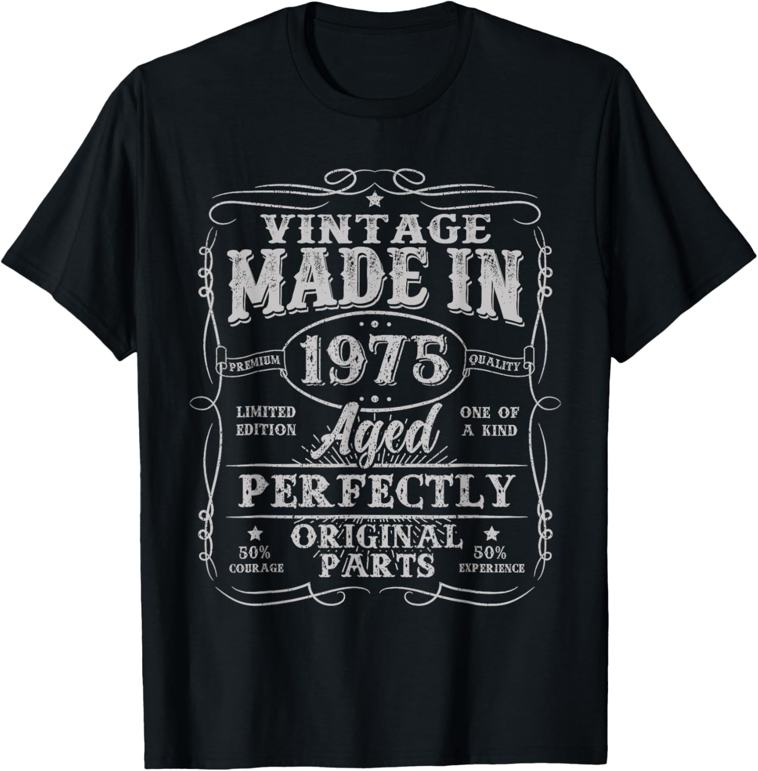 Vintage 50th Birthday T-Shirt for Men Made in 1975 Unique Gift - 15