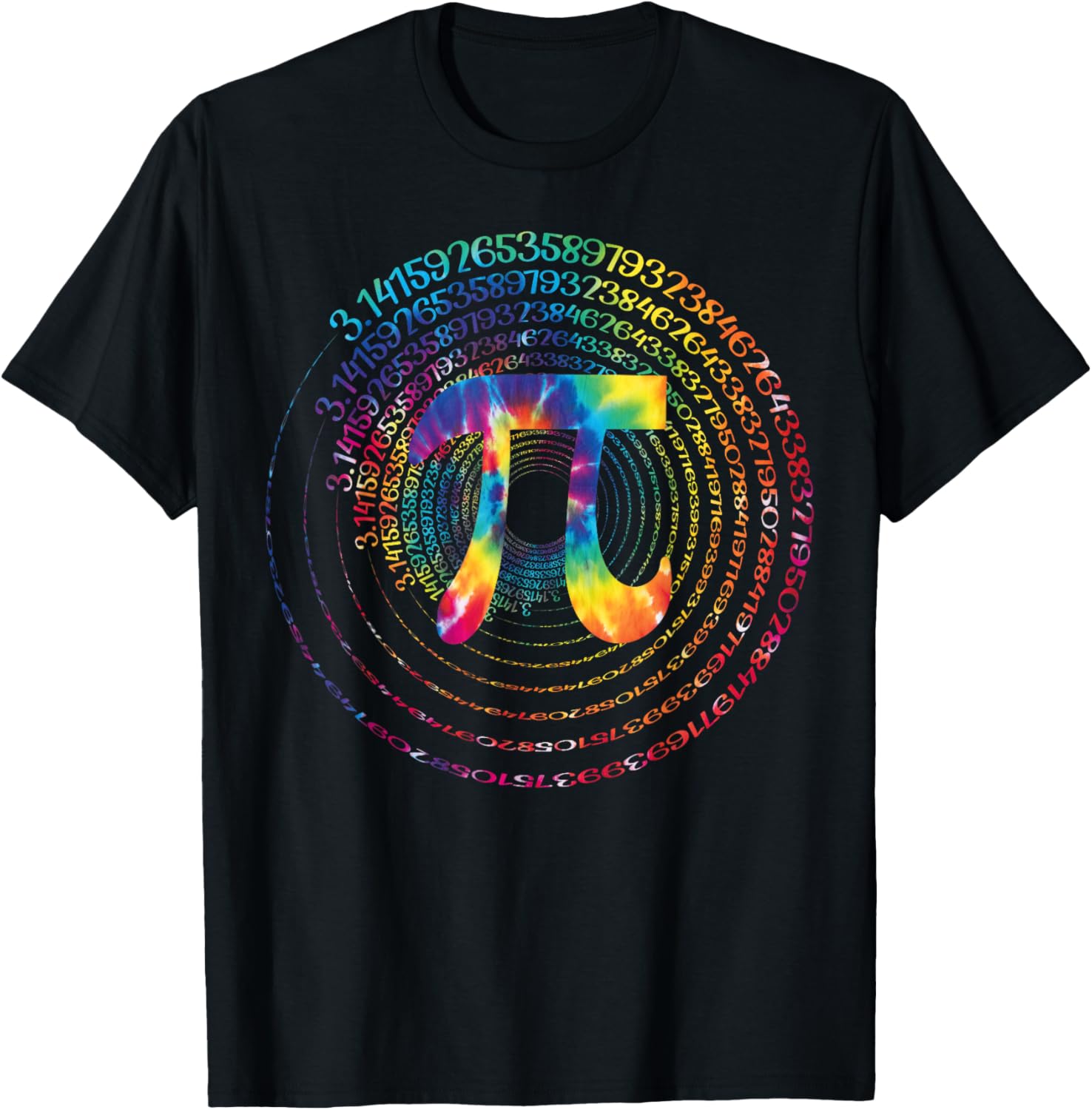 Funny Pi Day Tie Dye T-Shirt - Celebrate Math with 3.14 Style! - 11