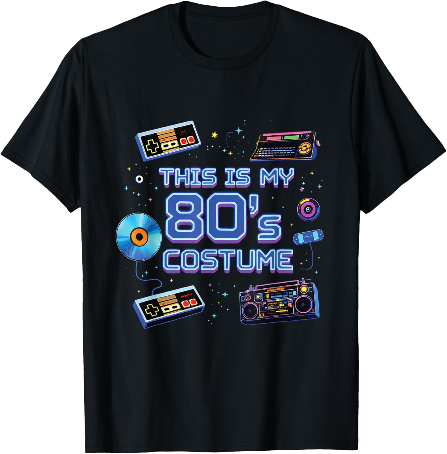 Retro 80s Nostalgia T-Shirt for Fun Memories and Costume Parties - 2