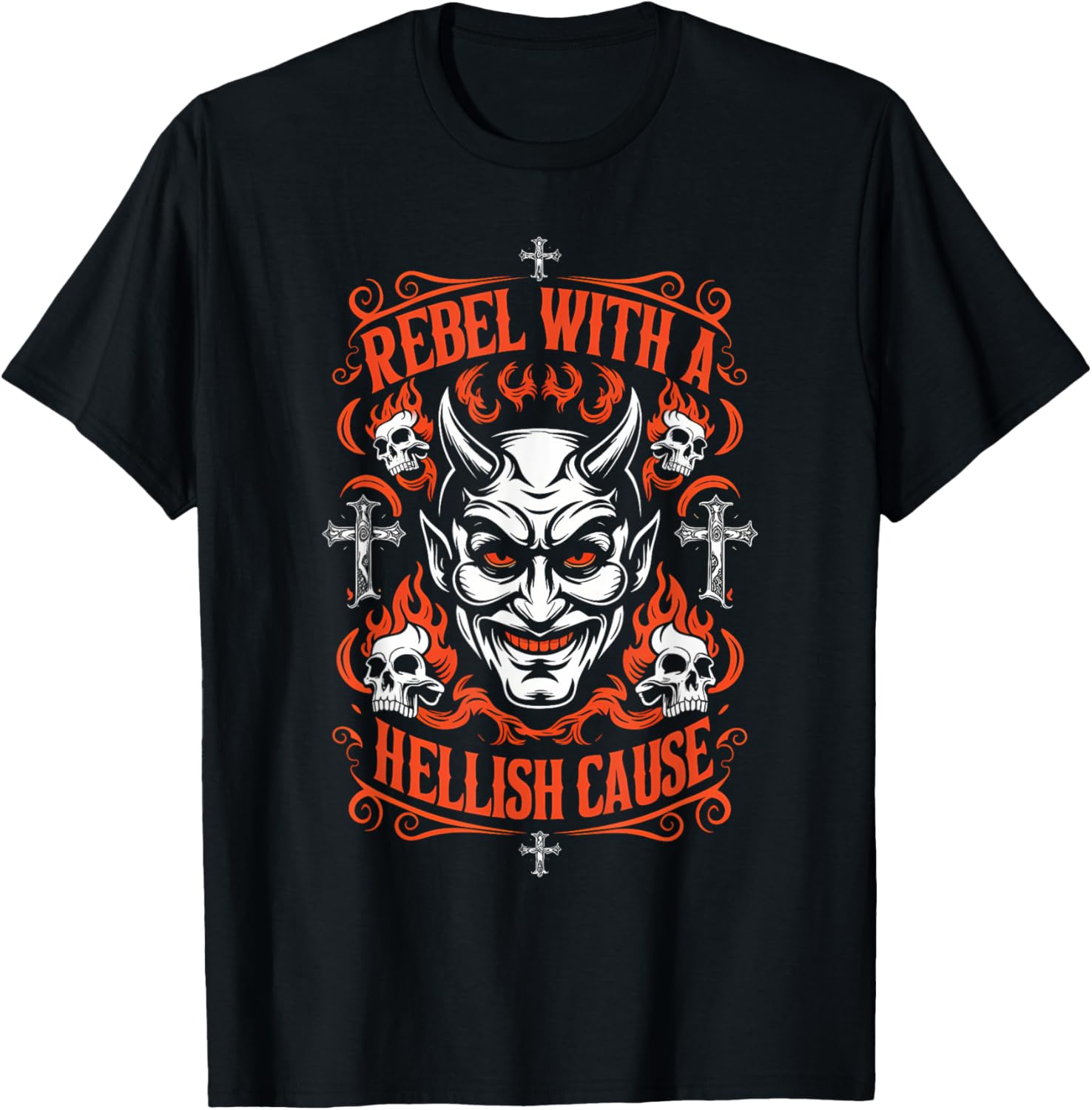 Witch Goth Devil Goat 666 Pentagram Dark Art T-Shirt for Unique Style - 5