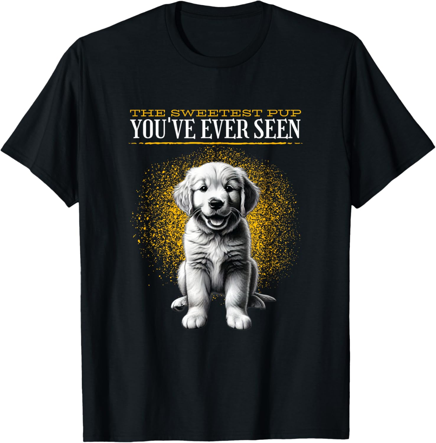 Adorable Golden Retriever Puppy T-Shirt for Dog Lovers - Unisex Style - 12