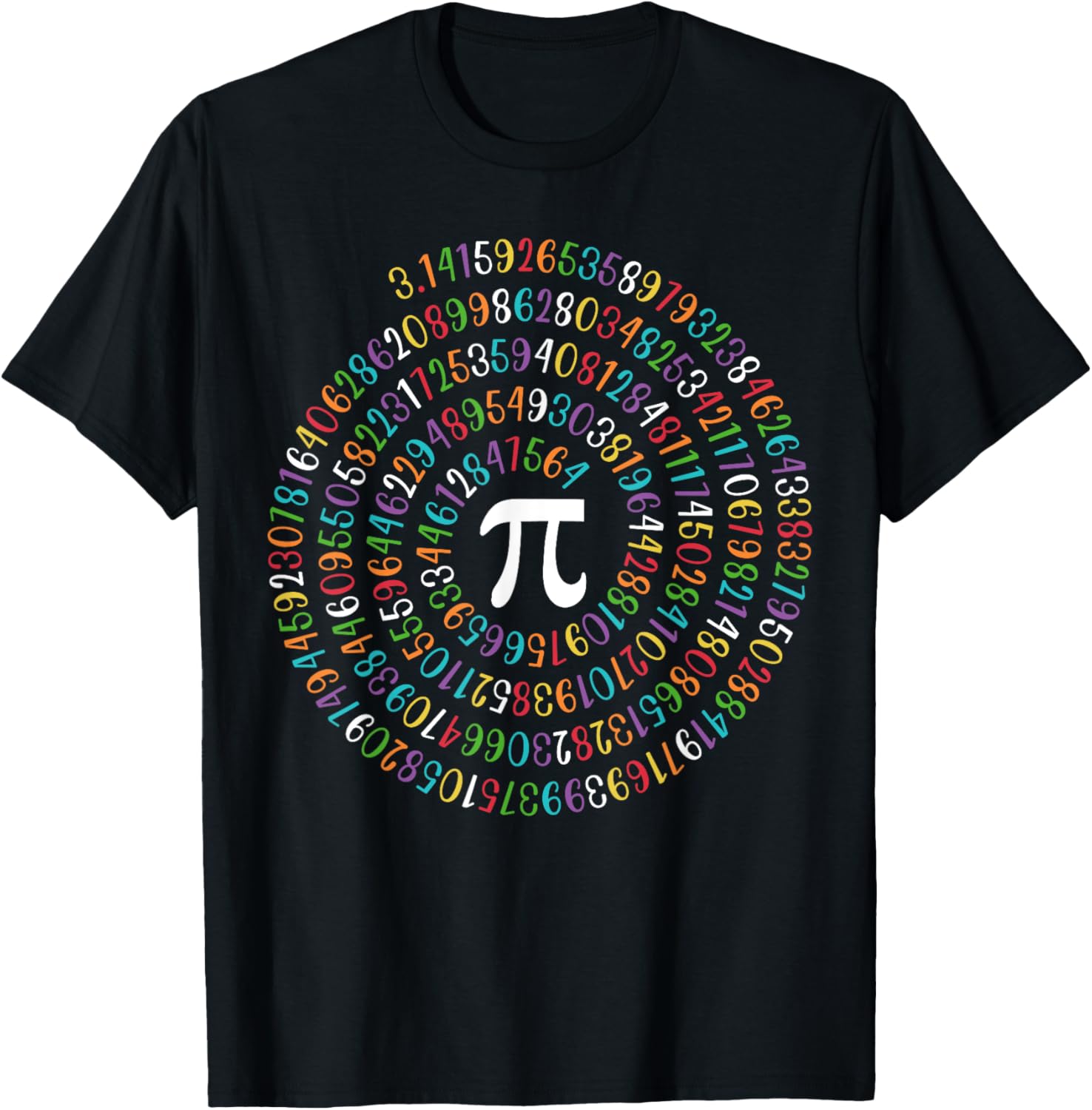 Happy Pi Day Spiral Math T-Shirt for Math Lovers 3.14 Humor - 5