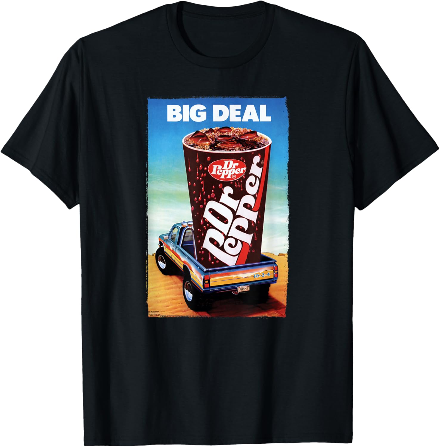 Dr Pepper Big Deal Big Taste Truck Panel T-Shirt for Fun Casual Style - 9