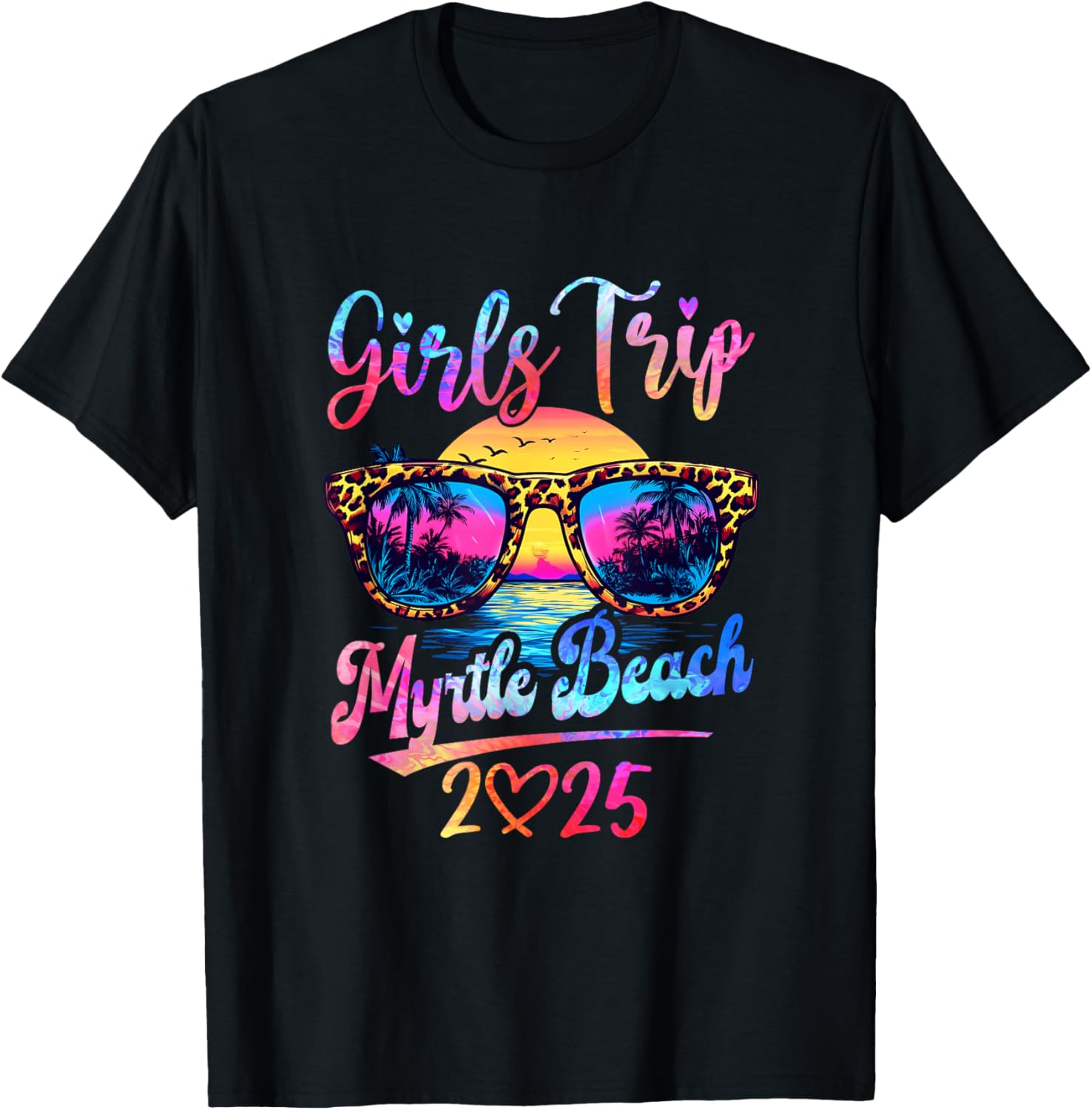 Girls Trip Myrtle Beach 2025 Matching Women's Summer Vacation T-Shirt - 8