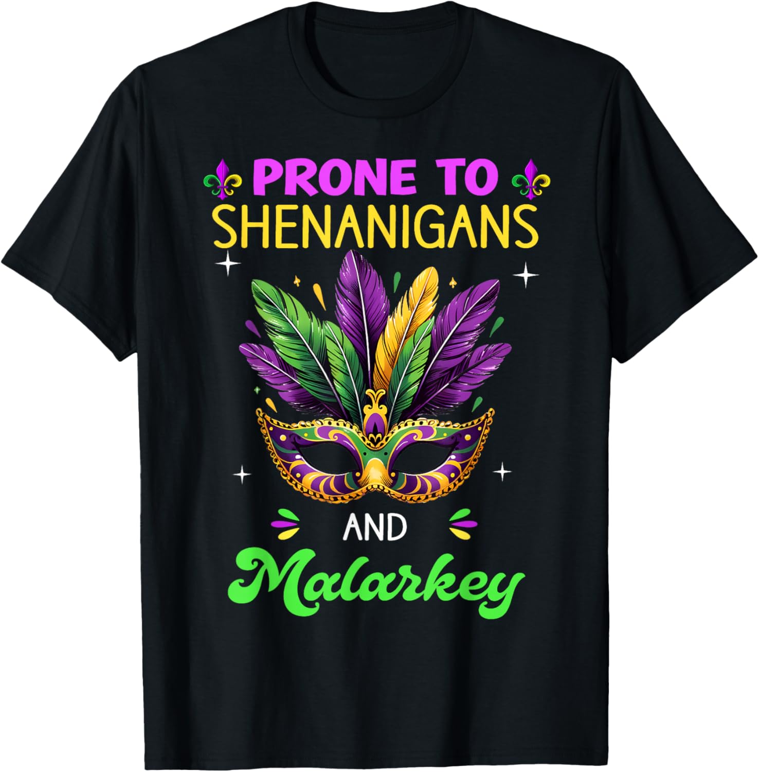 Mardi Gras Shenanigans T-Shirt for Men and Women - New Orleans Carnival Fun - 10
