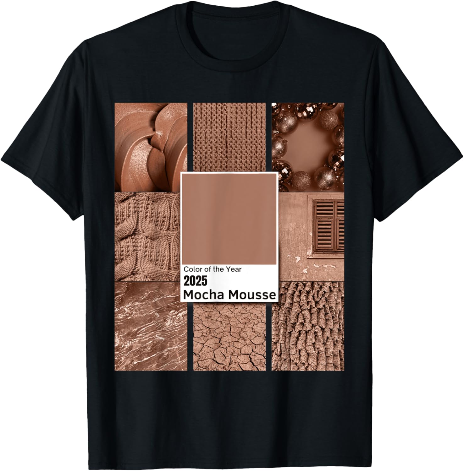 Mocha Mousse T-Shirt 2025 Color of the Year Stylish and Comfy Clothing - 2