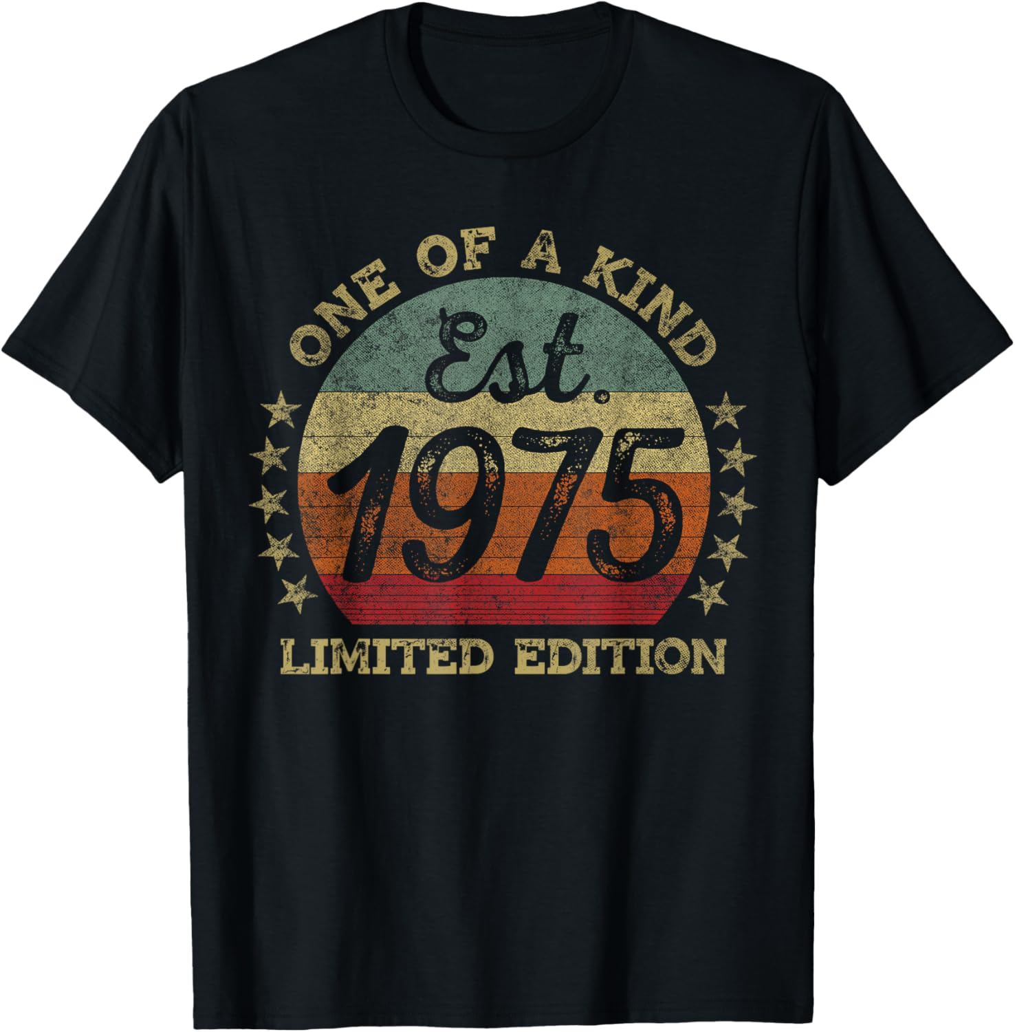 50th Birthday Limited Edition T-Shirt Est. 1975 for Celebrating Milestones - 5