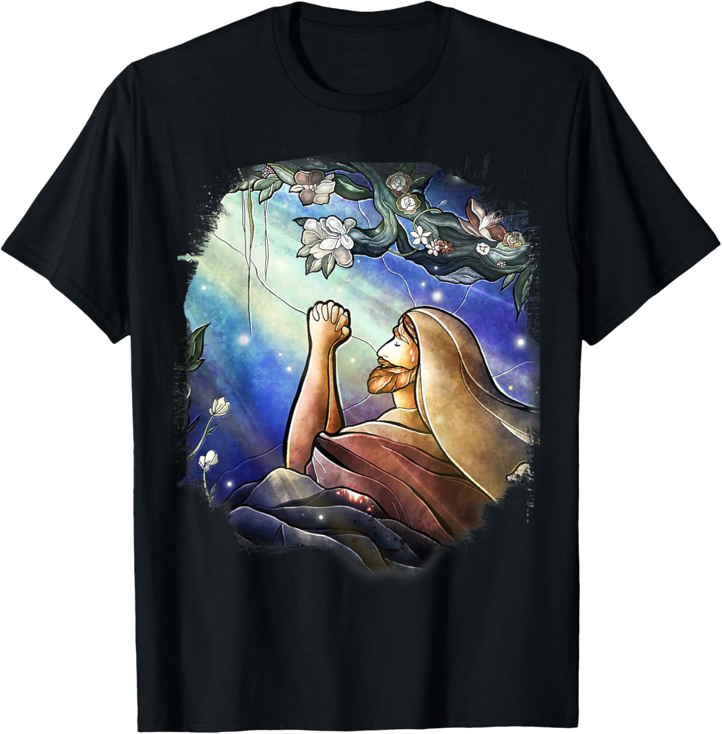 Gethsemane Mandie Manzano Art T-Shirt for Unique Style and Comfort - 1