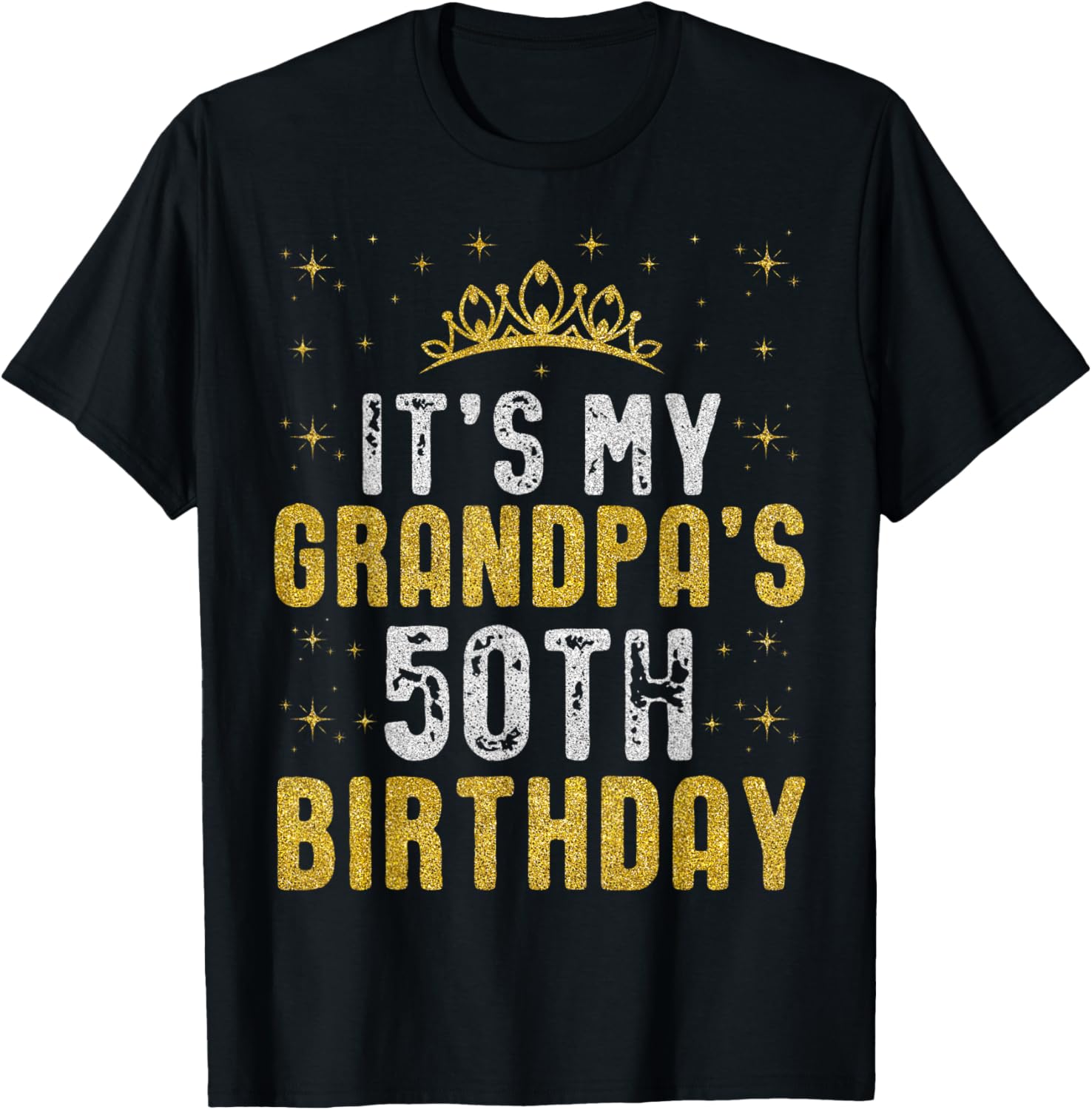 Happy Grandpa's 50th Birthday T-Shirt Retro Style 1975 Gift Idea - 9