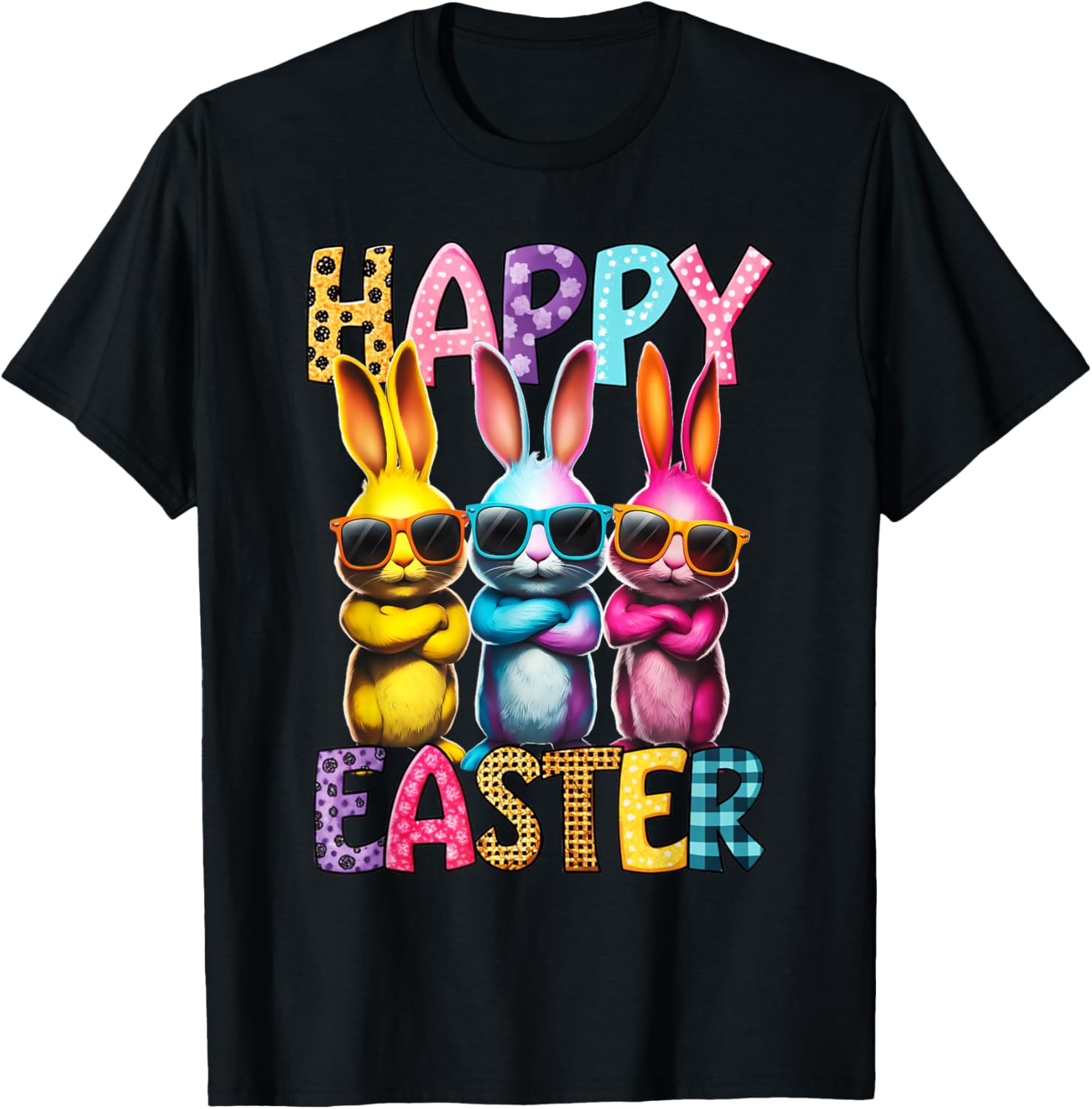 Funny Easter Bunny T-Shirt for Kids and Adults - Happy Easter Tees - 18