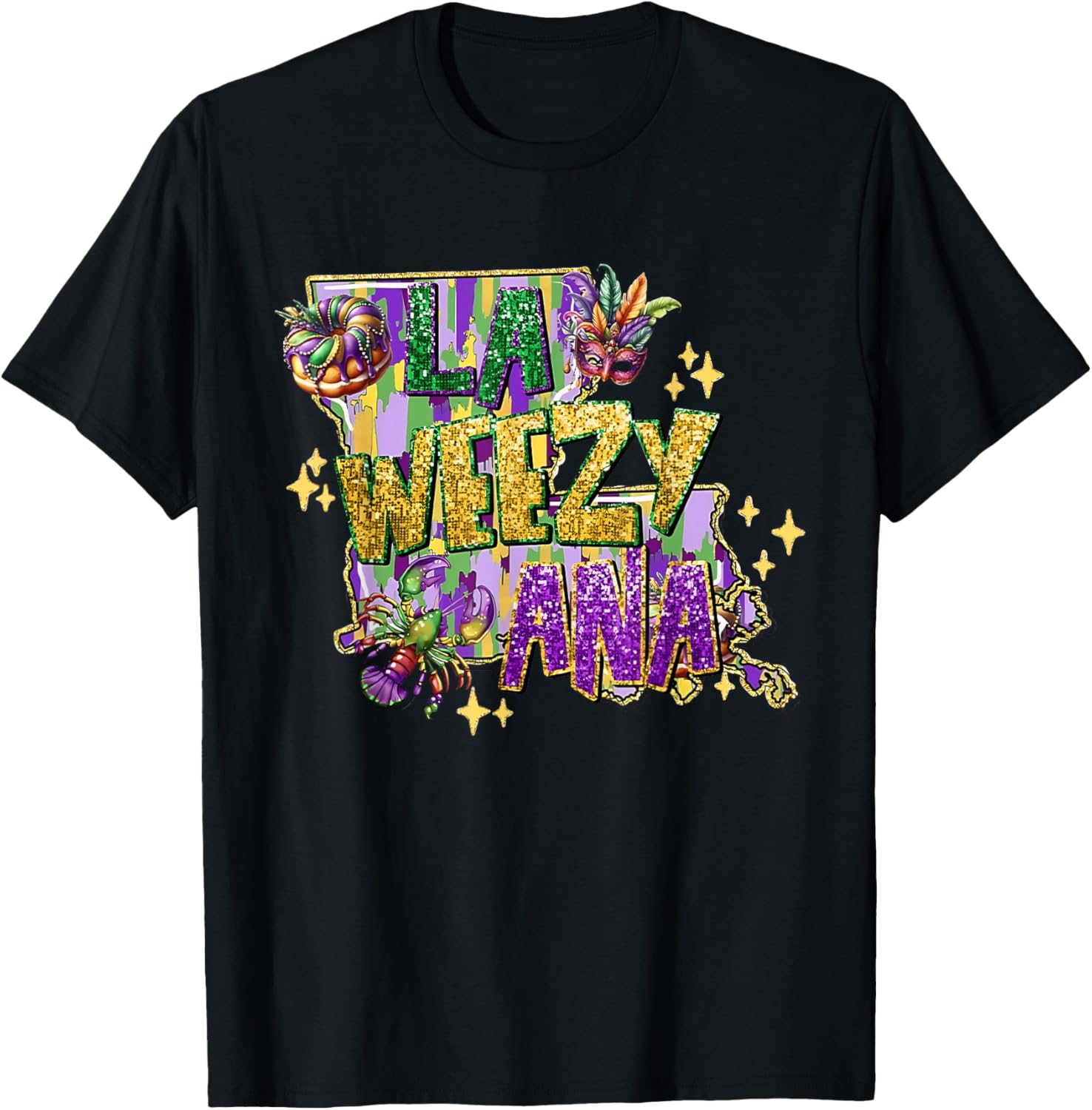 La Weezy Ana Mardi Gras T-Shirt for Fat Tuesday Celebrations - 16