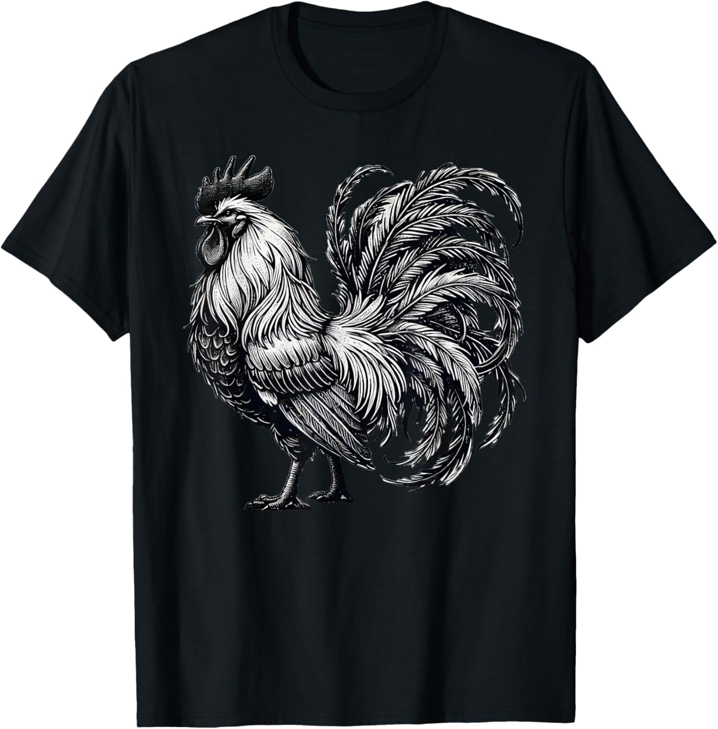 Rooster Chicken Art T-Shirt for Unique Style Lovers - 1