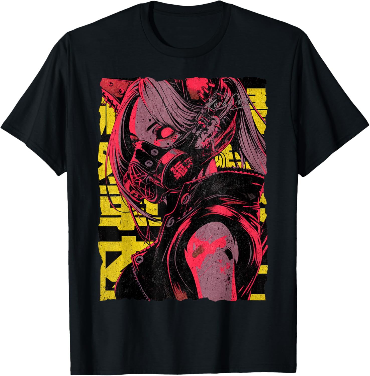 Japanese Cyberpunk Y2K Techwear Anime T-Shirt for Streetwear Lovers - 1