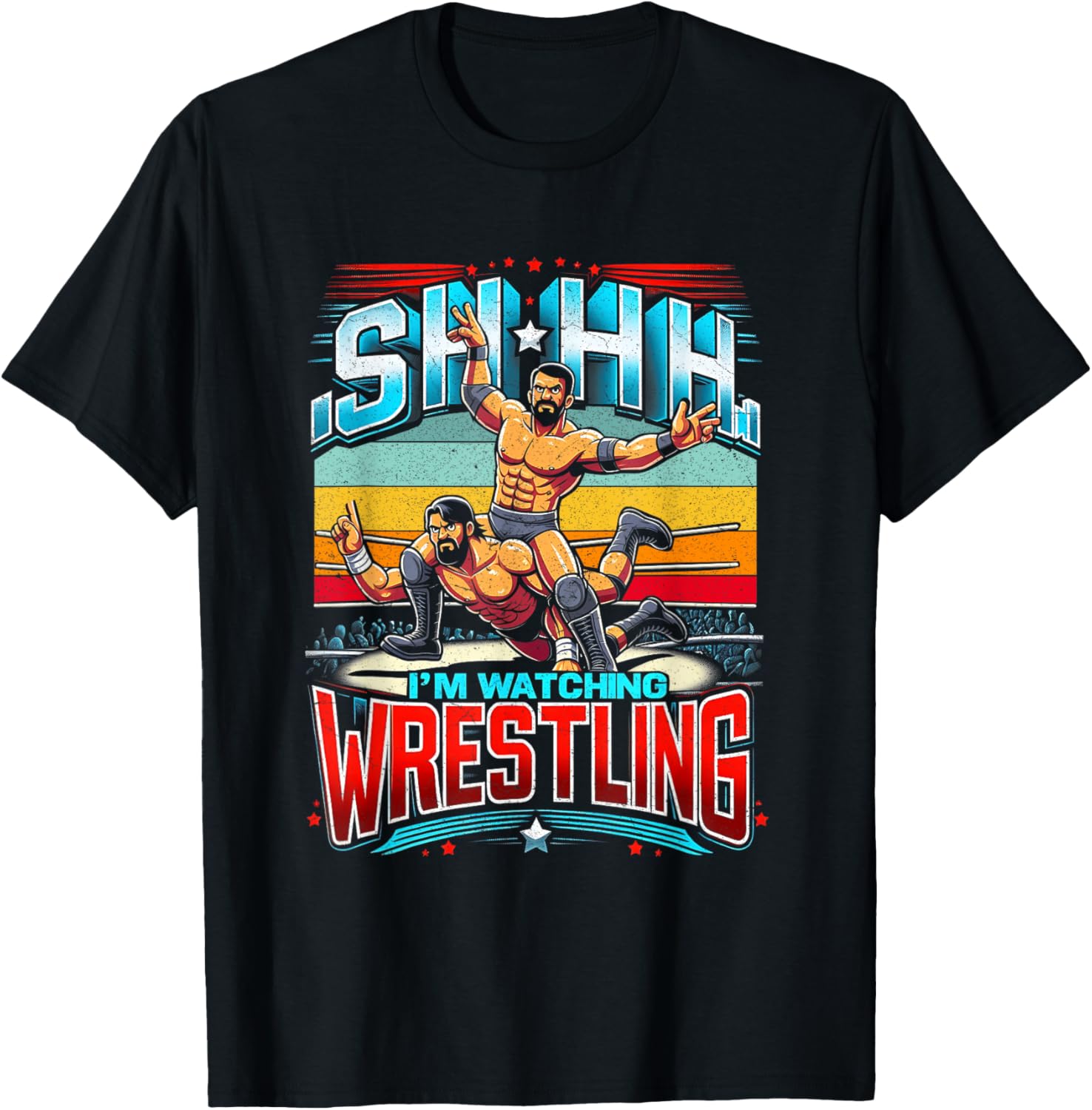 Watch Wrestling with Style - Sport Performance T-Shirt for Fans - 7